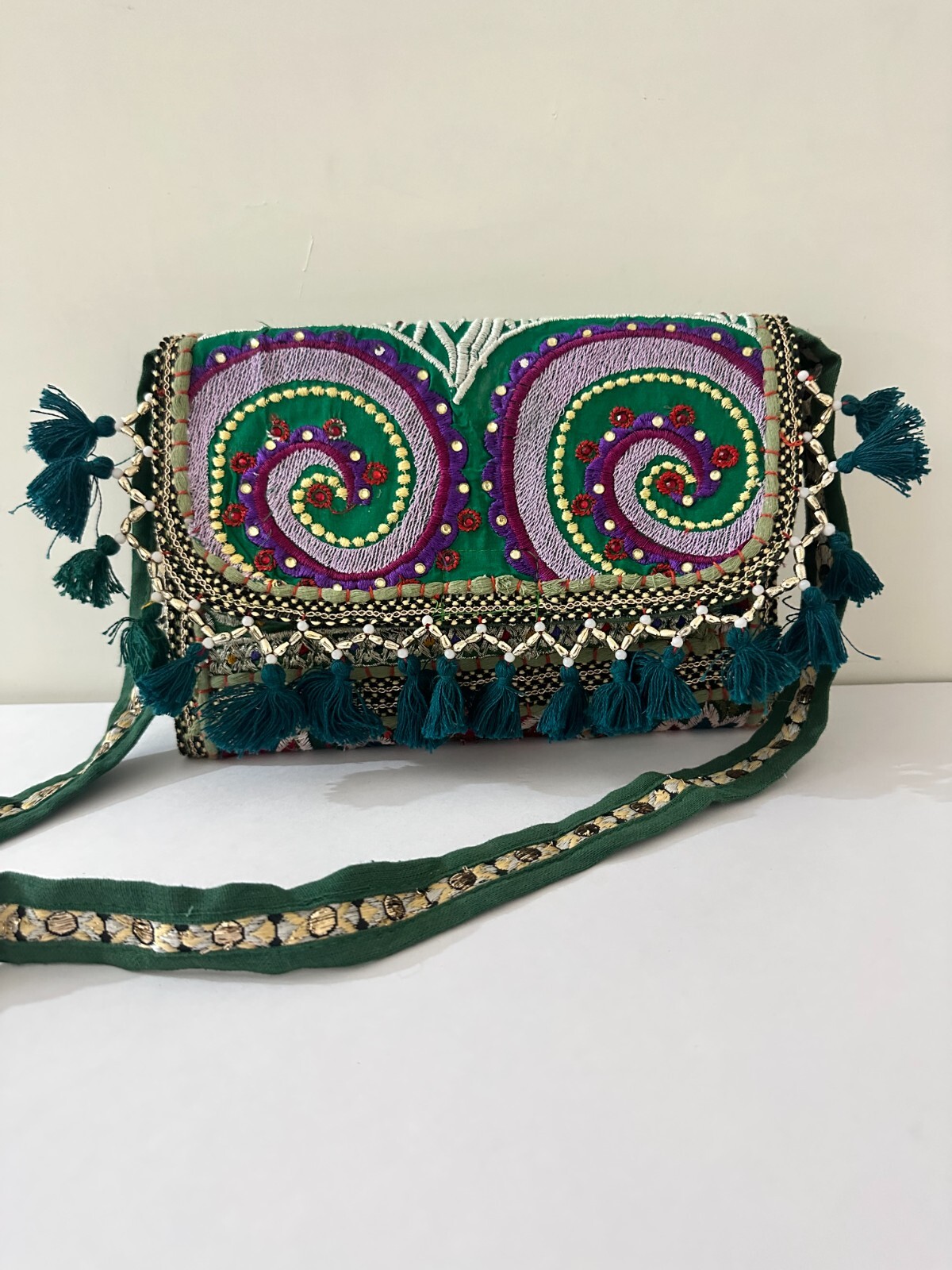 New Ethnic Handmade Patchwork Decorative Clutch Bags “7×7”