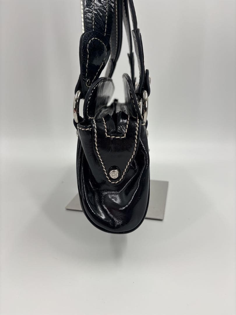 Excellent condition FRANCESCO BIASIA Handbag Enamel y2k1127