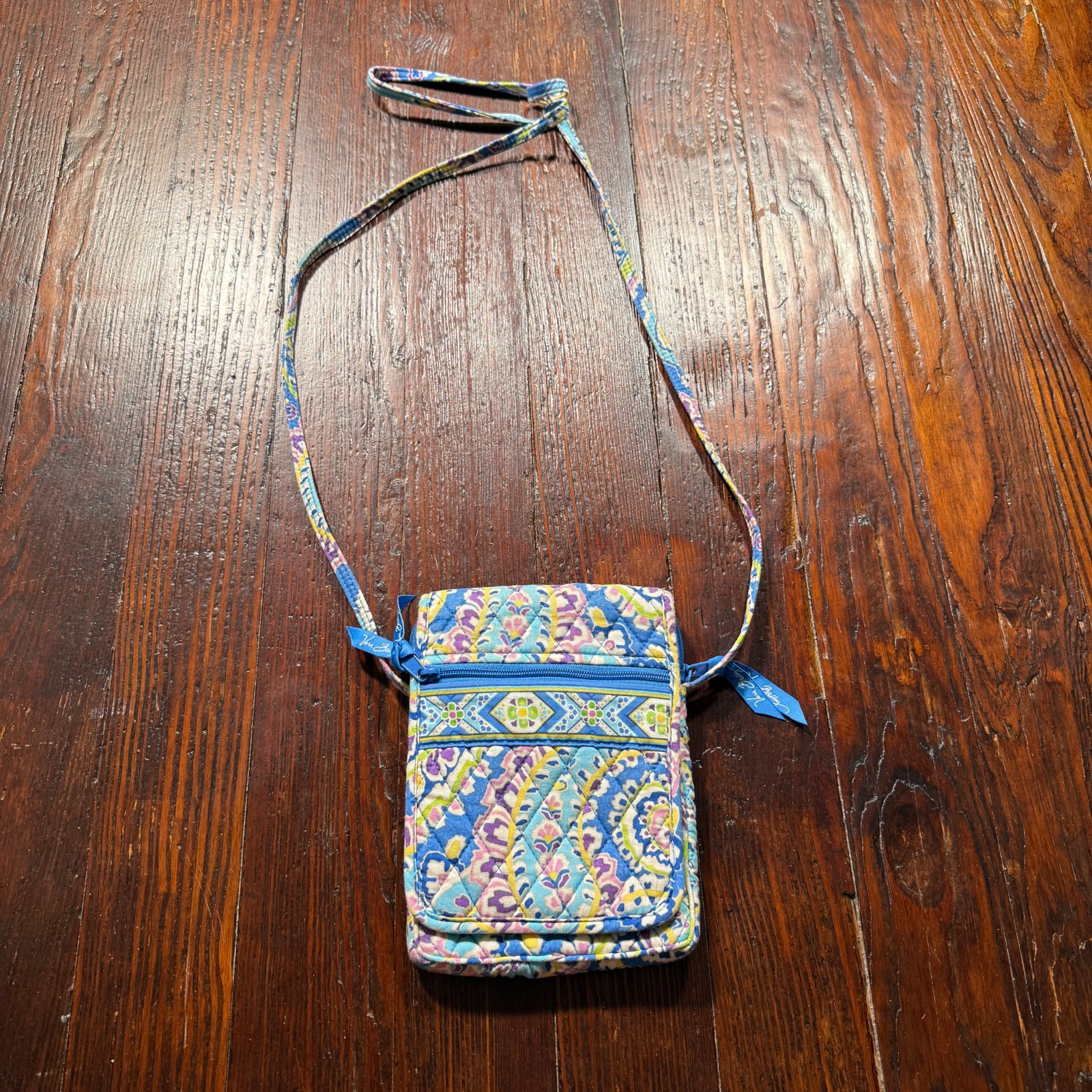 Vera Bradley Mini Hipster Crossbody Bag Purse – Capri Blue – Retired