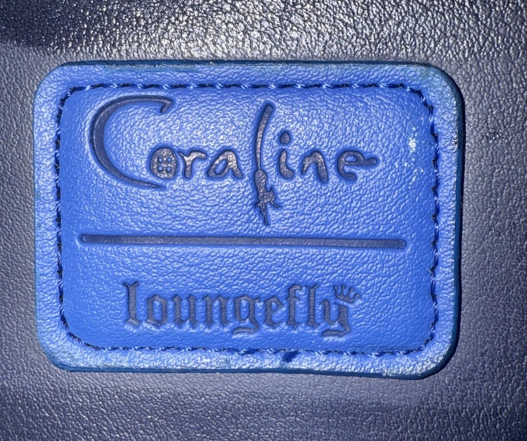 CORALINE Tunnel LOUNGEFLY TOTE Bag Handles & Crossbody EUC Large 11″