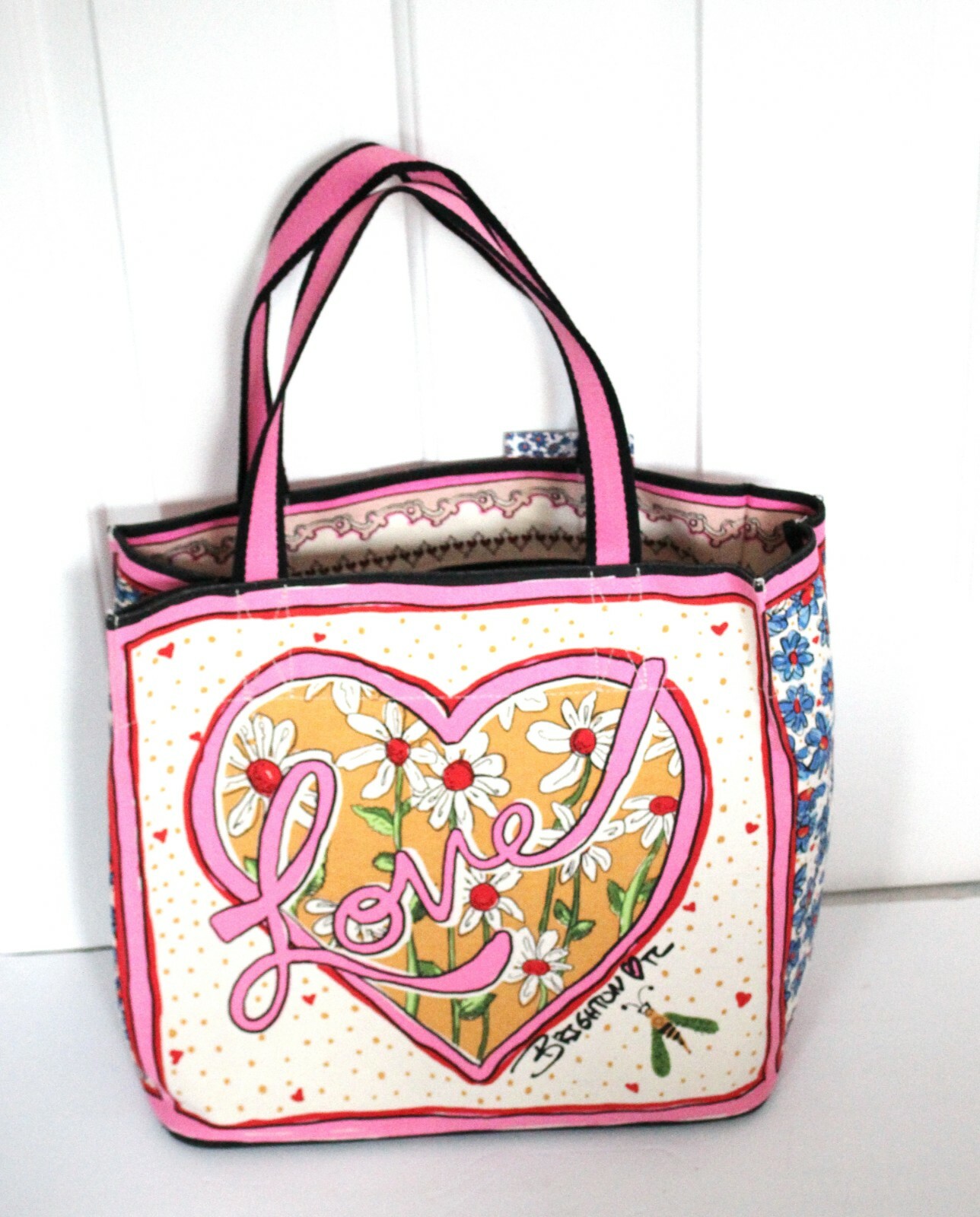 Brighton Love Bug Canvas Tote Fashionista Collection MSRP $150.00 New With Tag