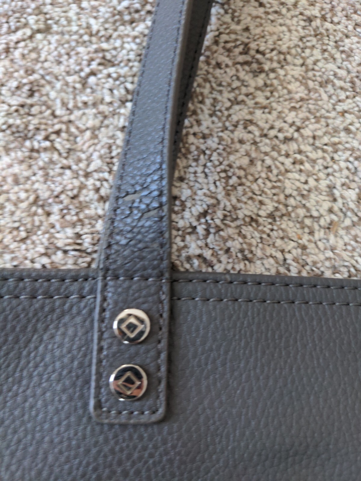 Thirty One Around Town Tote City Charcoal Pebble USED