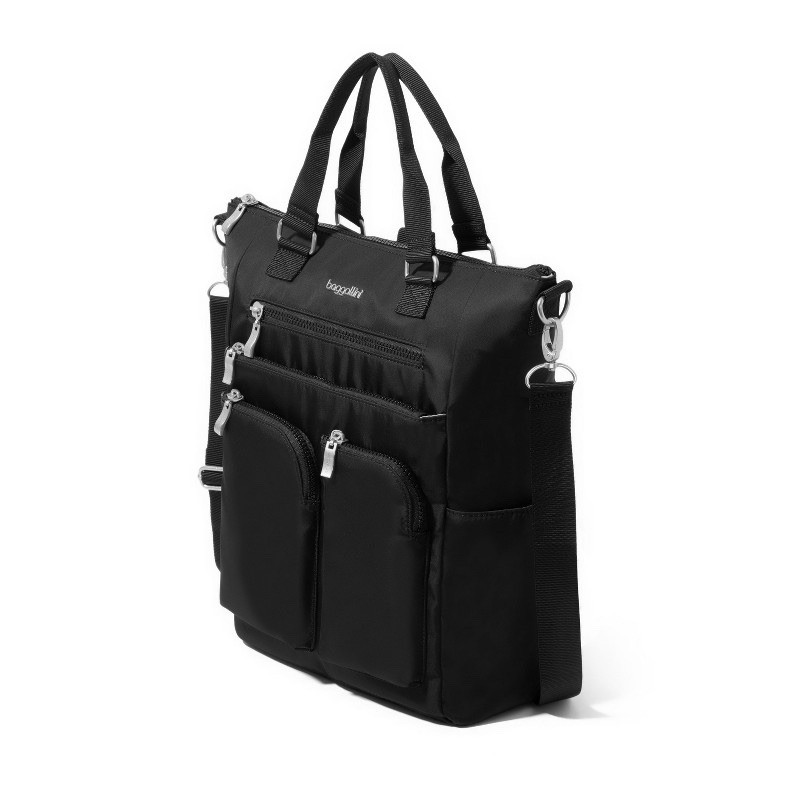 BAGGALLINI Women’s All Set 3 in 1 Tote Backpack BLACK ASB572B0090 MSRP $150 NWT