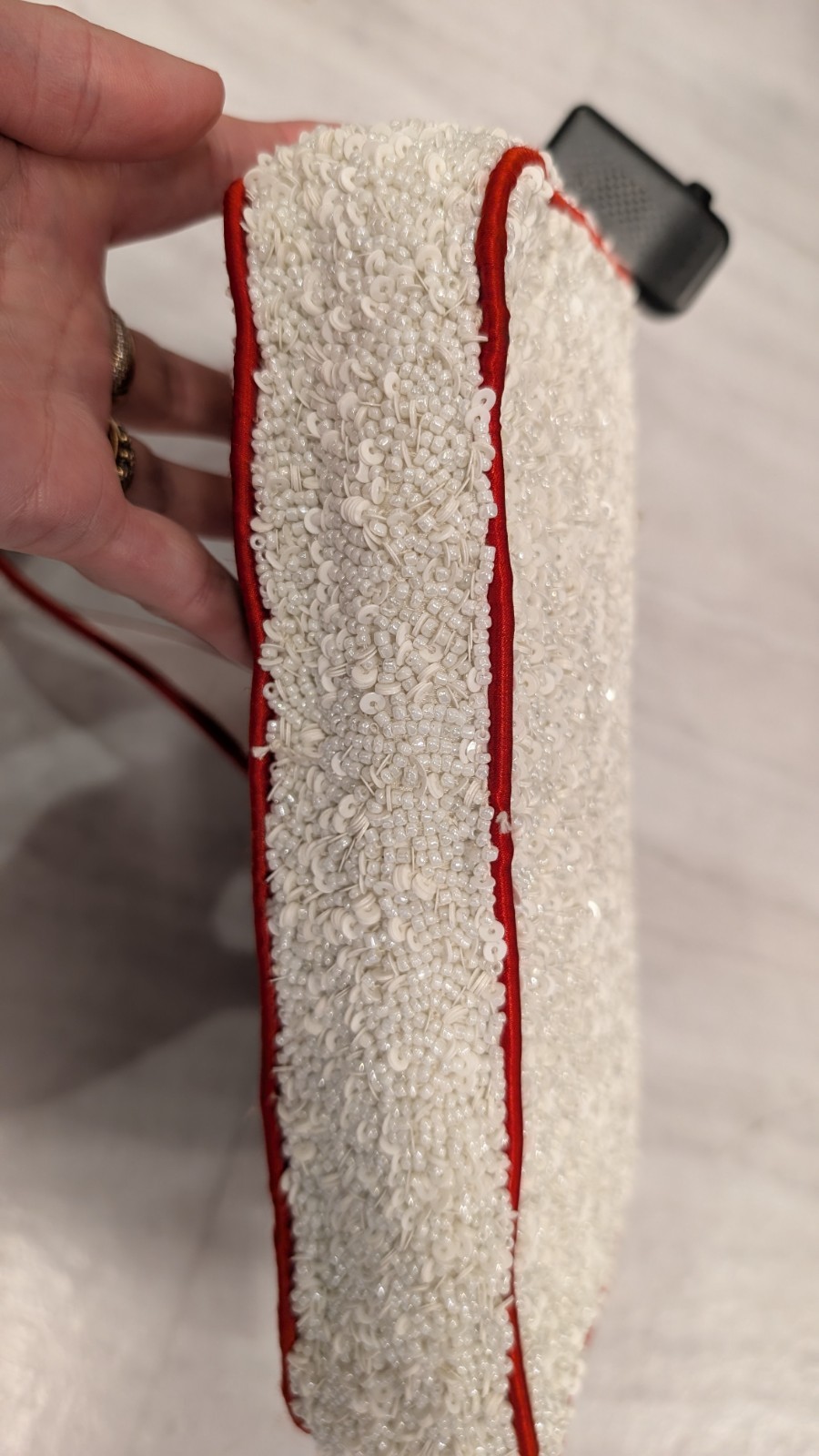 New Release Handcrafted in India Tomato Beaded Bag Viral TikTok