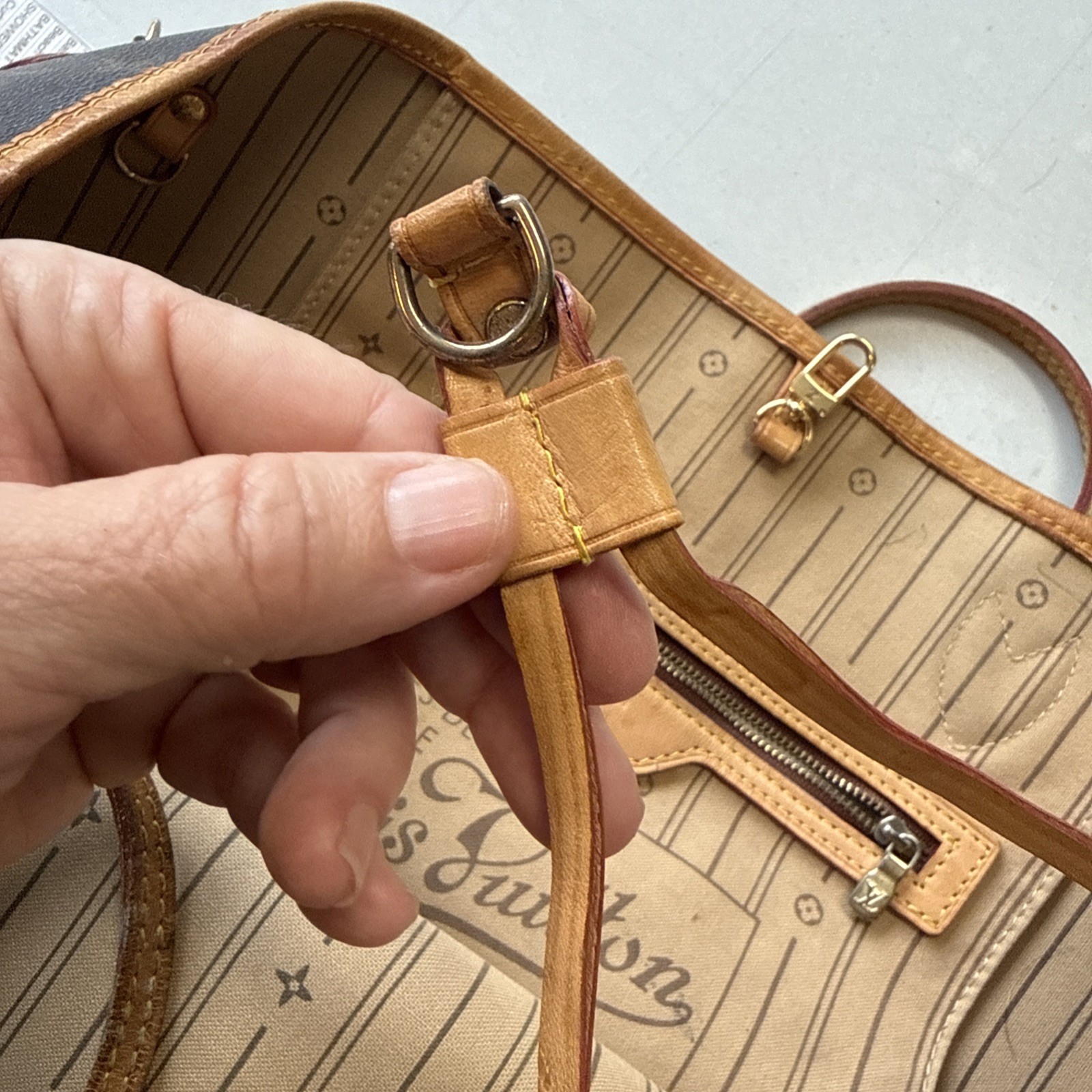 Louis Vuitton Neverfull Tote GM Brown Canvas Monogram FD1122