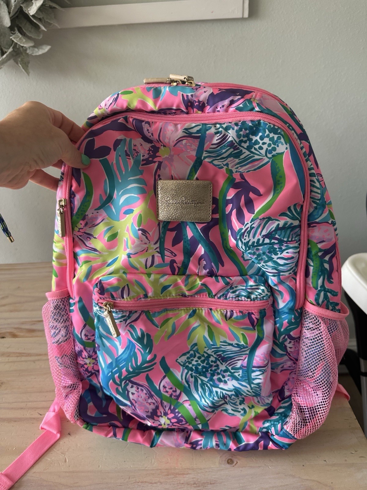 Lilly Pulitzer Pink Backpack