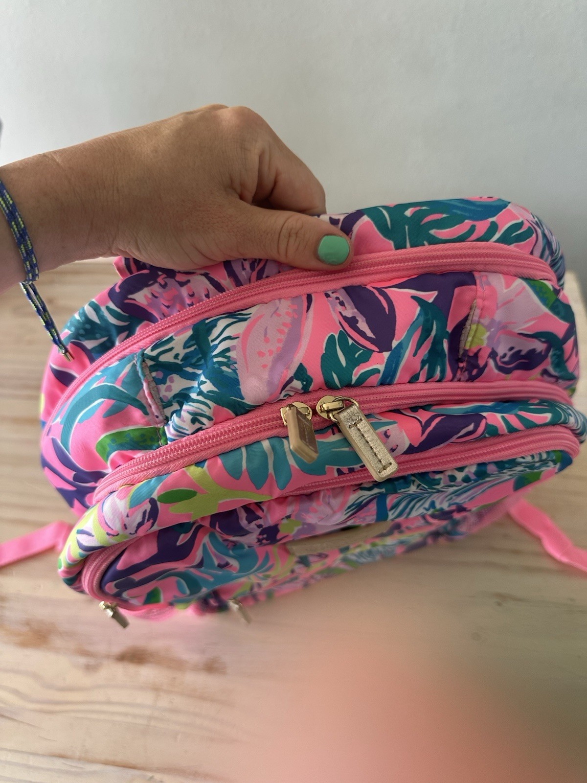 Lilly Pulitzer Pink Backpack
