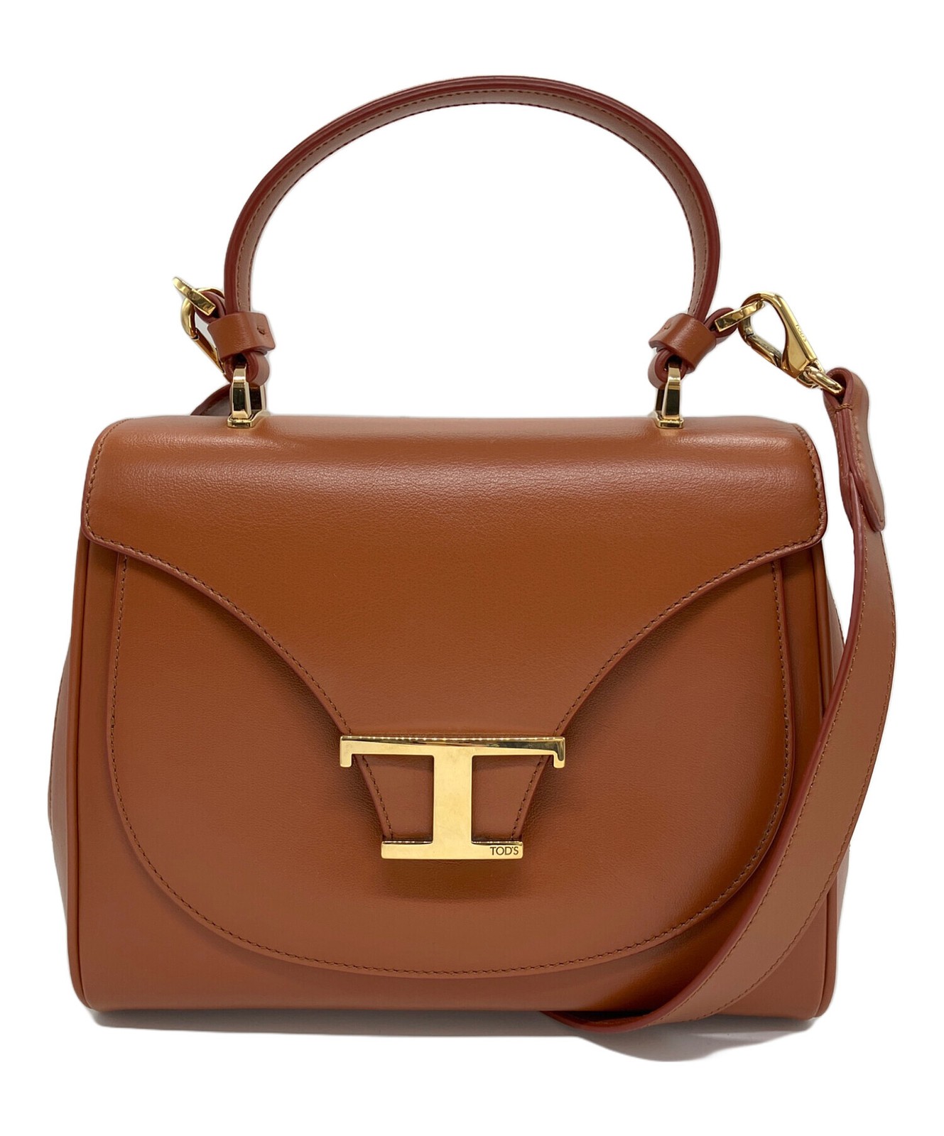 Tod’s 2-Way Leather Brown Bag #TFB13222