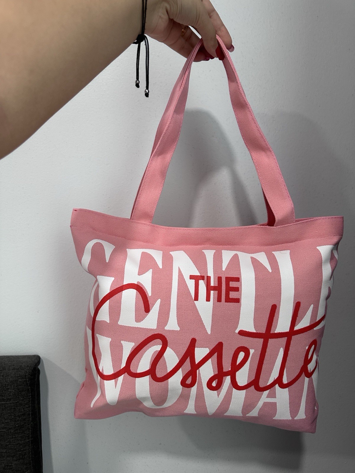 Women’s Multicolor Graphic Print Tote Bag Rope Double Handles with Bag Charm