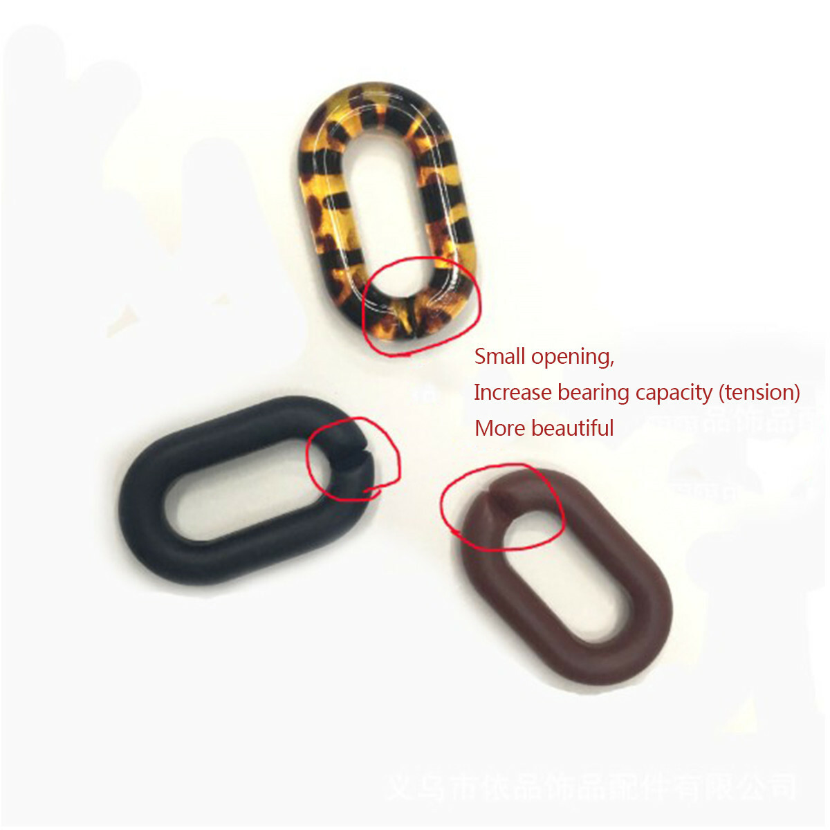 Acrylic Replacement Purse Chain Strap for Handle Shoulder Crossbody Handbag Bag
