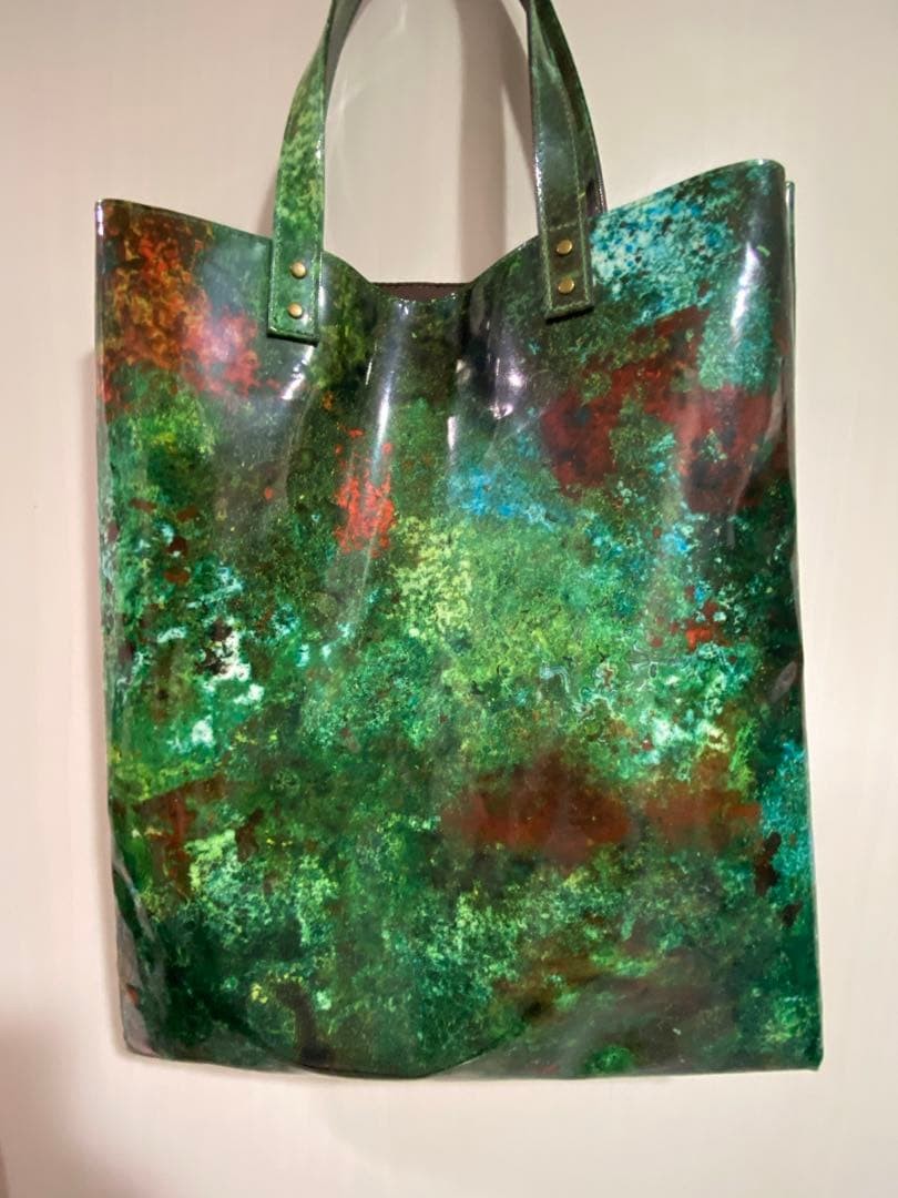 Jean Paul Gaultier Limited Tote Bag Cyber Rust Print