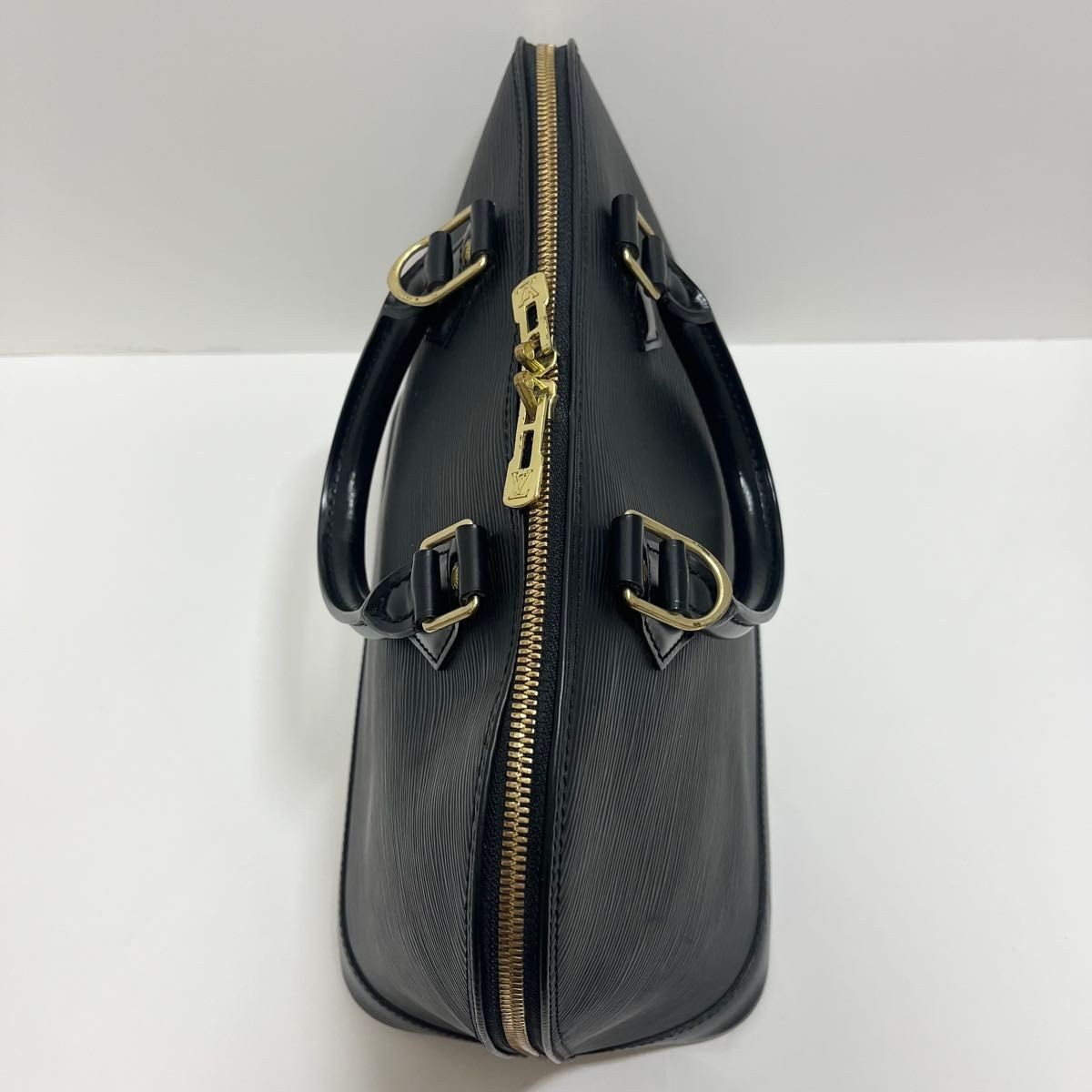 AUTHENTIC LOUIS VUITTON EPI ALMA HANDBAG BLACK FL0092 LV VINTAGE LUXURY