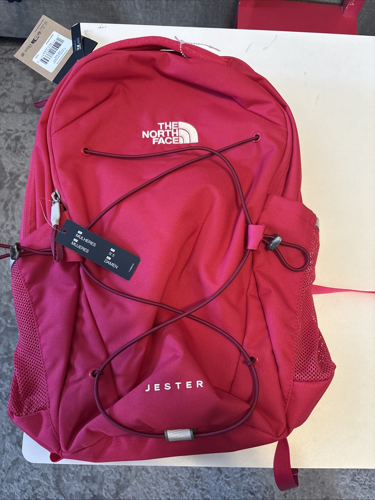 The North Face Women’s Jester Backpack, LALIQUE GURAN/RHOD(Pink) NWT