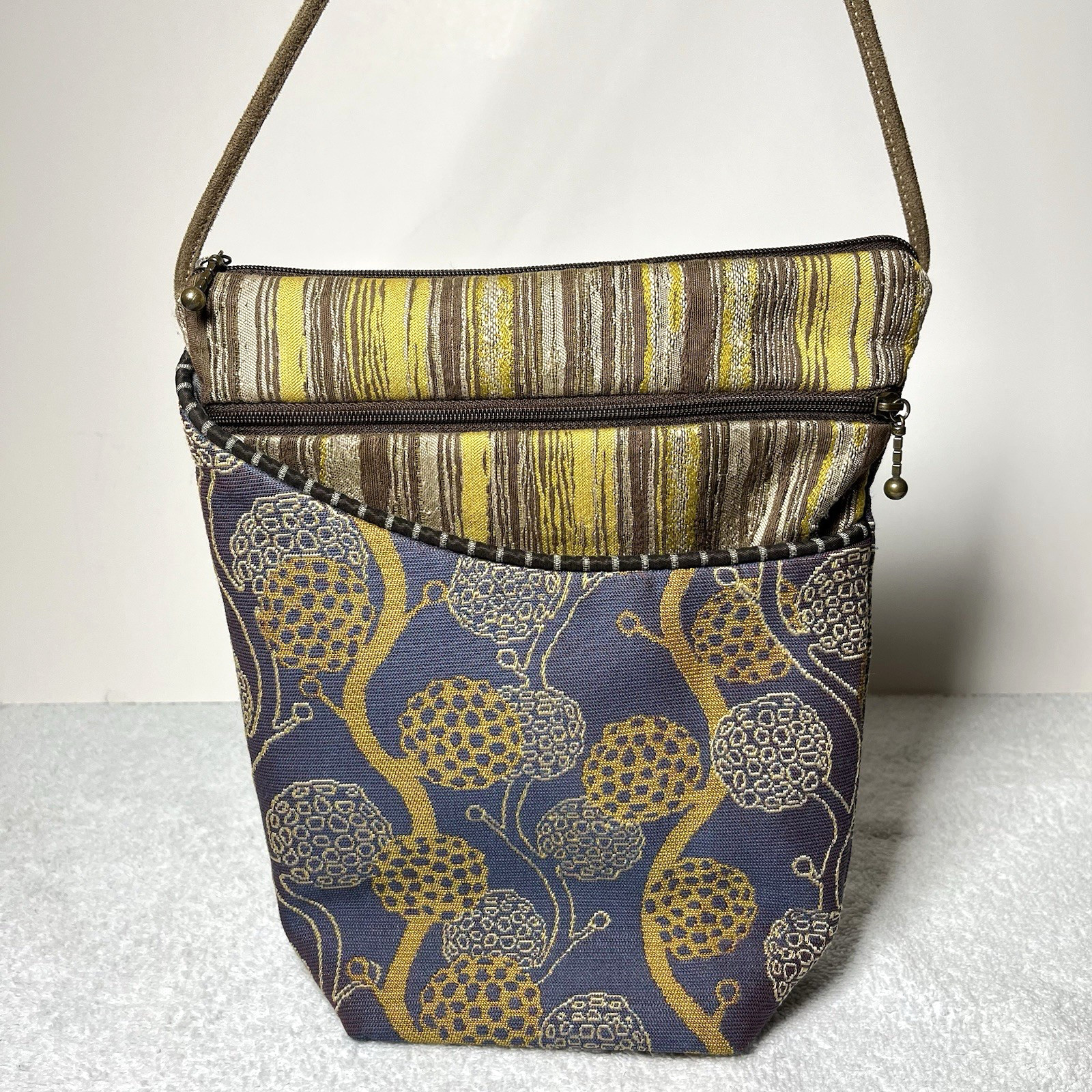 Maruca Designs City Girl Crossbody Purse Handmade USA Woven Fabric Boulder CO
