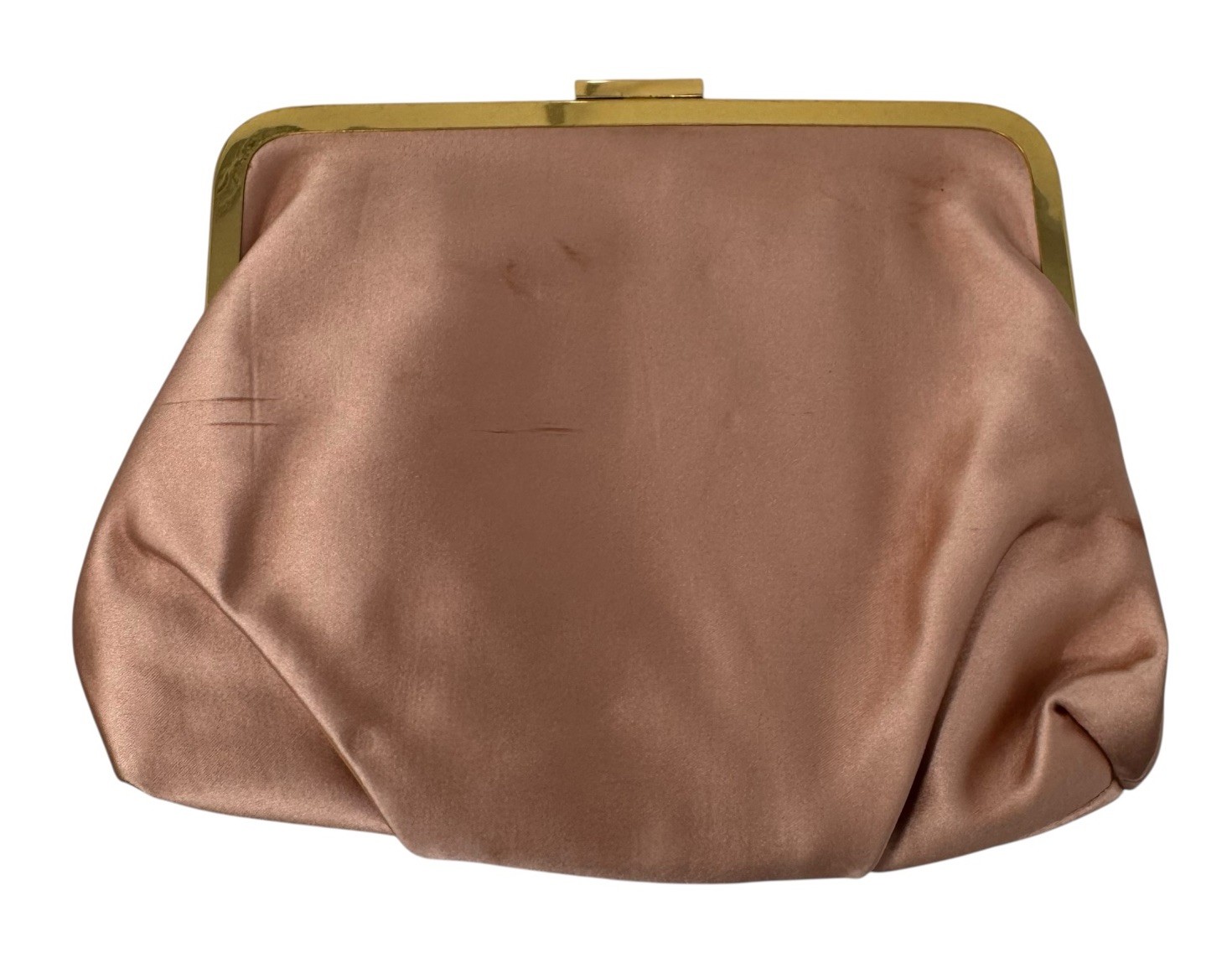J Crew Frame Clutch In Satin Purse Dusty Pink Evening Event Party Wedding NWT