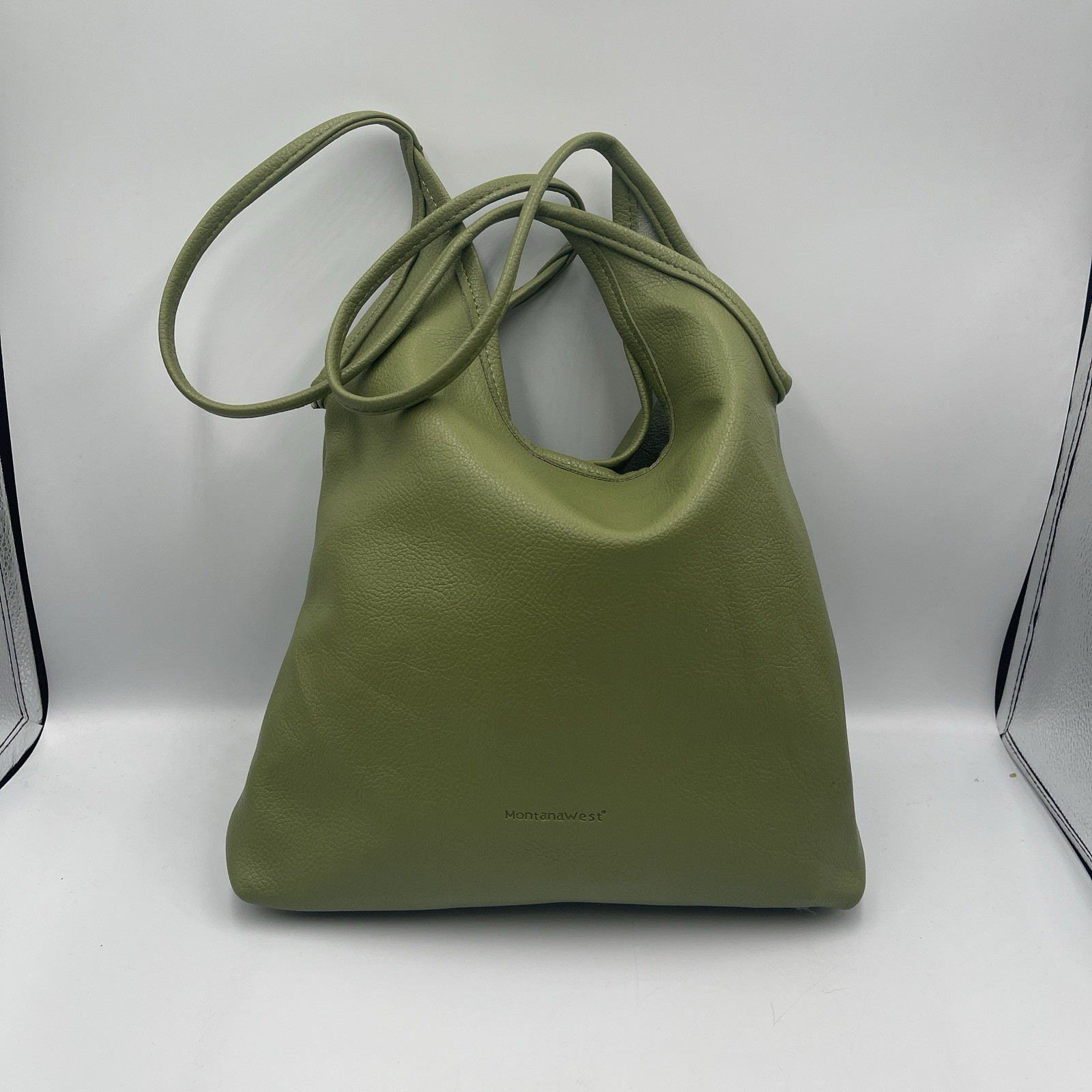 Montana West Sage Green Tote Purse