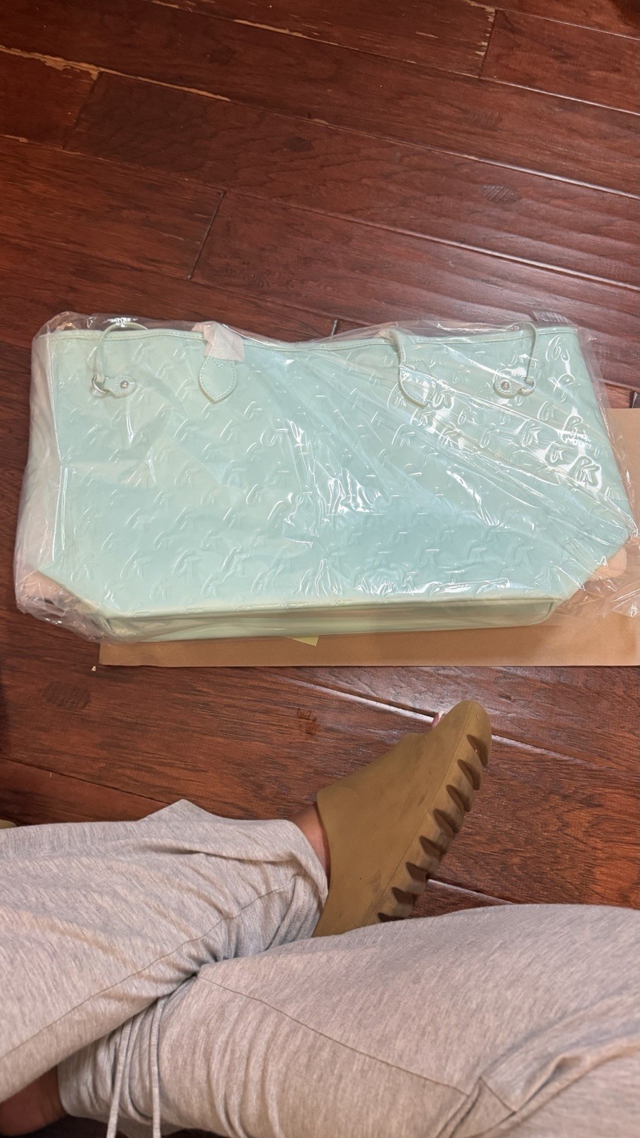 Glam-Aholic Lifestyle LIMITED EDITION Teal w/ wristlet and Dust Bag