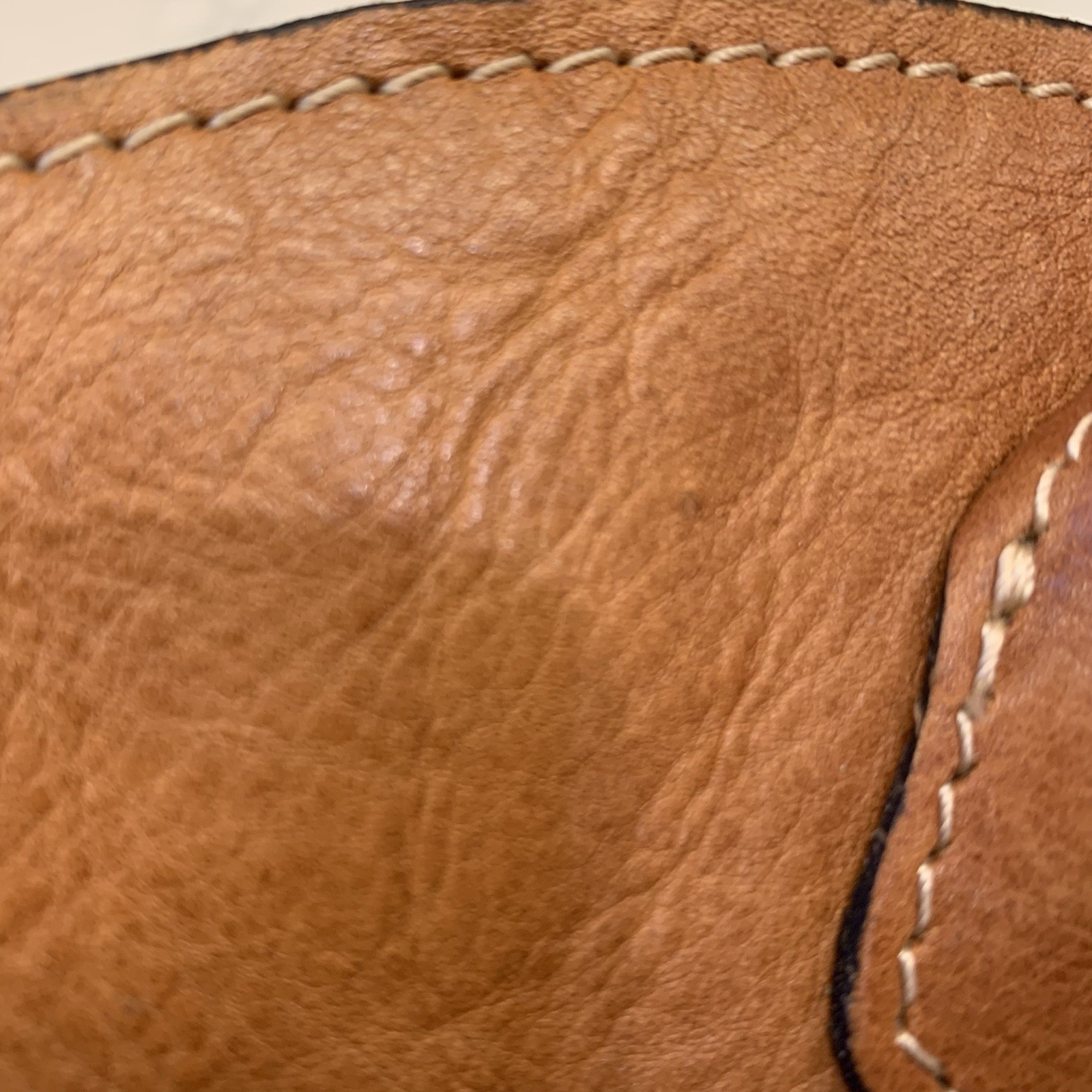 Patricia Nash Benvenuto Brown Pleated Satchel Top Handle Snap Closure Pockets