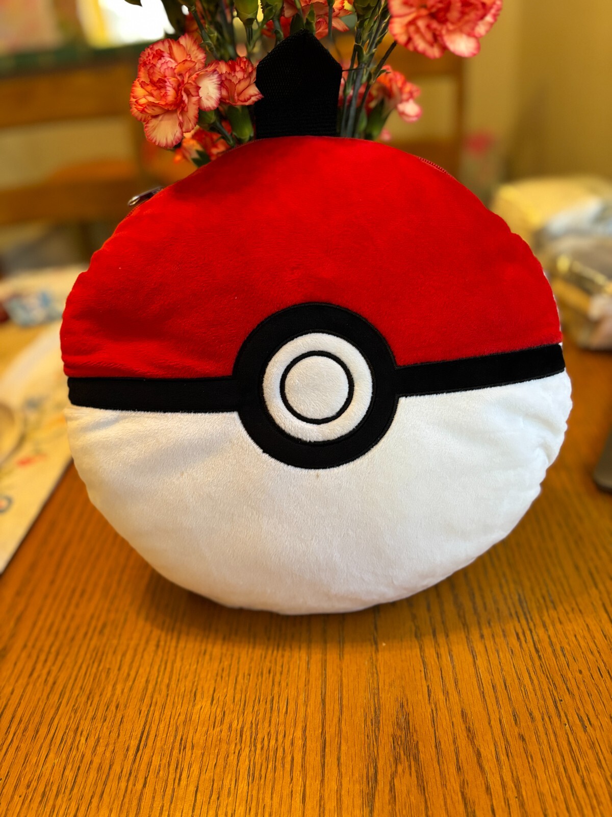 Poké Ball Plush Backpack – Pokémon Accessory – Adjustable Straps – Fab Starpoint