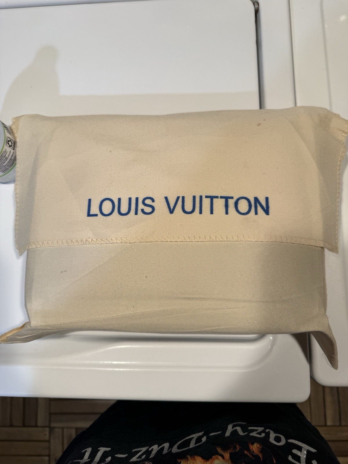 Louis Vuitton Monogram Black Zip Shoulder Bag Adjustable Strap w/ Dust Bag