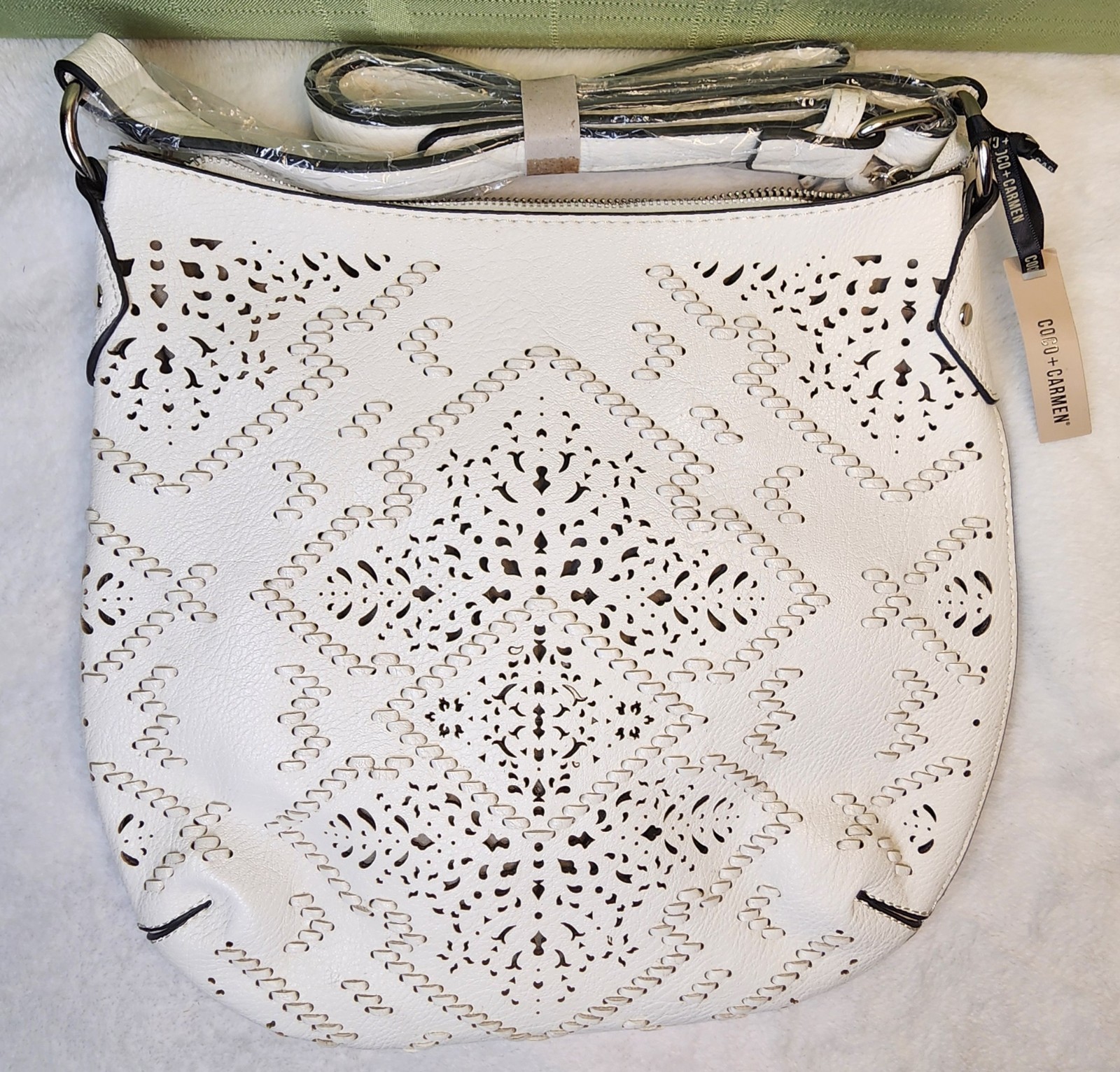 Coco + Carmen Boho Vintage-Inspired Southwestern Crossbody Handbag NWT w/Dustbag
