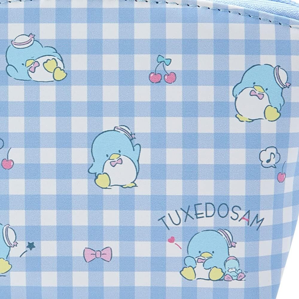 Sanrio Tuxedo Sam Pouch 822787, 17.5 x 5.5 x 12.5cm, PU, polyester, zipper