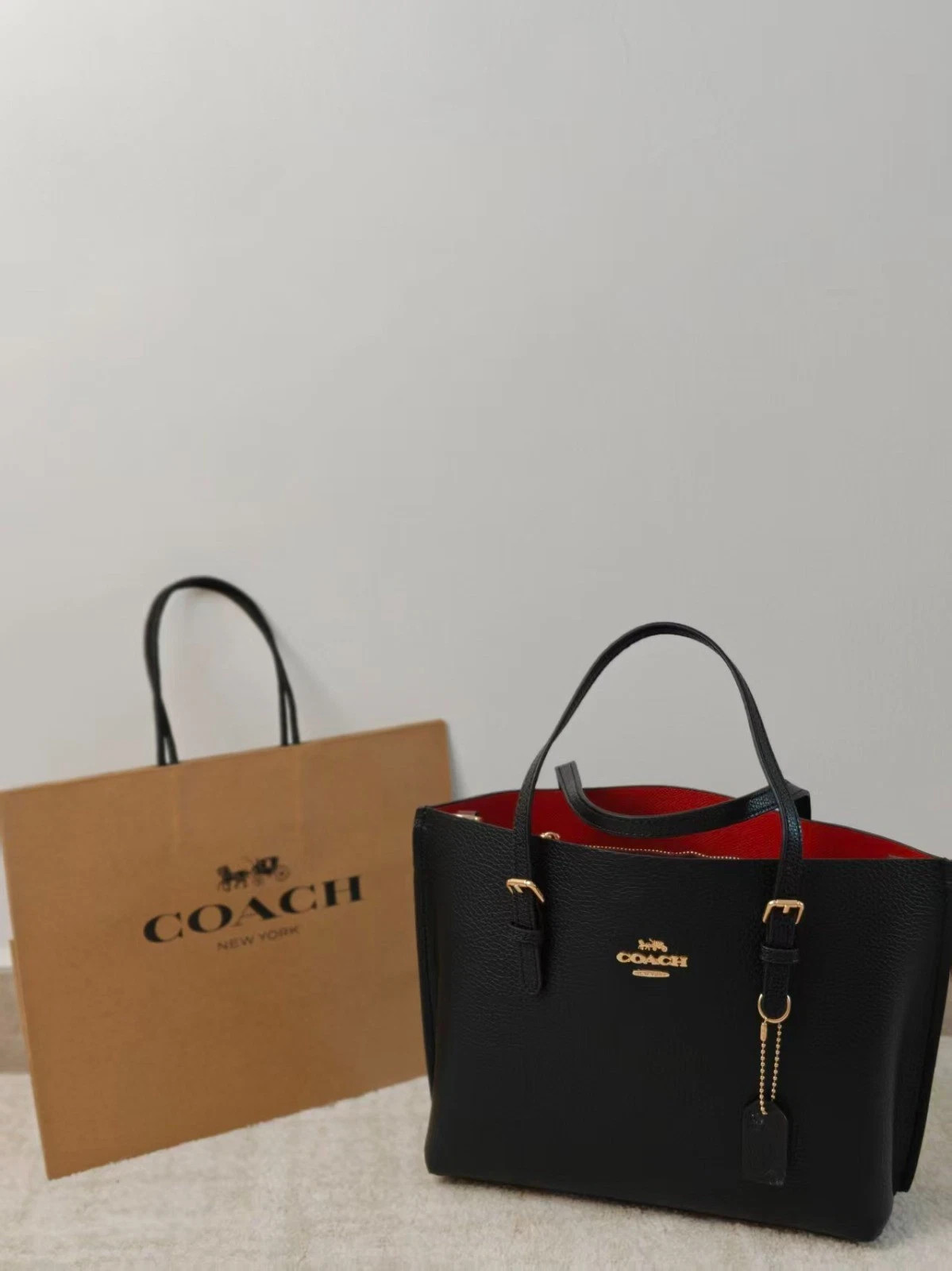 Coach Women’s hand bag C4084 IMF2L MOLLIE TOTE 25 2Way Shoulder Bag New Outlet!!