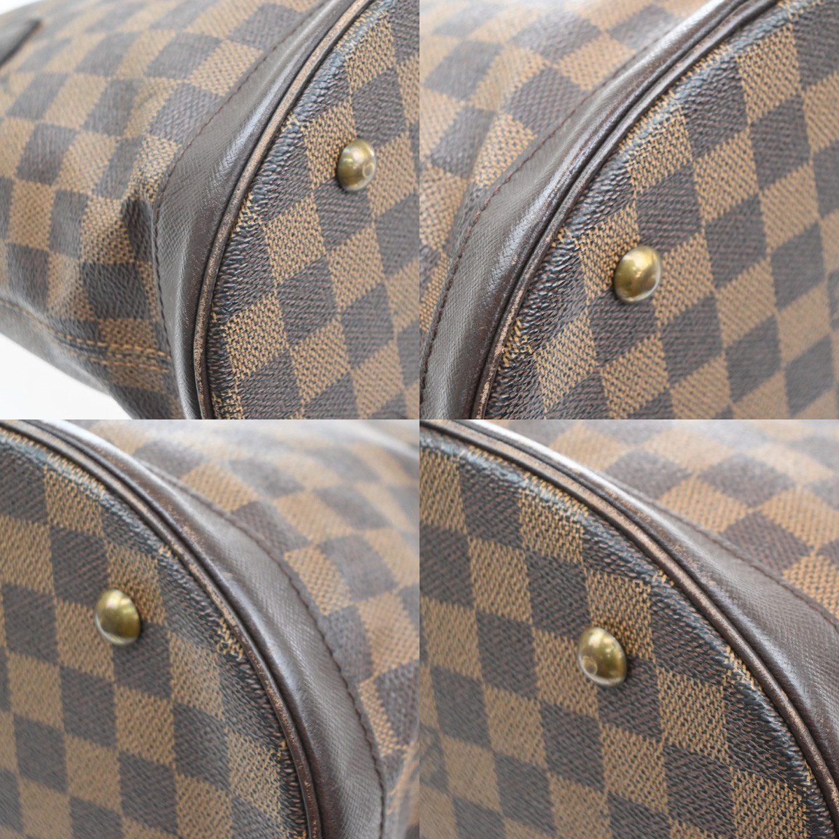 LOUIS VUITTON Marais Shoulder Bag Damier Ebene Leather France BN N42240 64SA154