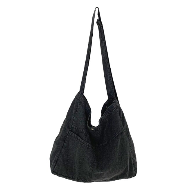 Casual Womens Denim Handbags Canvas Satchels School Japanese Sling Bags Fashion