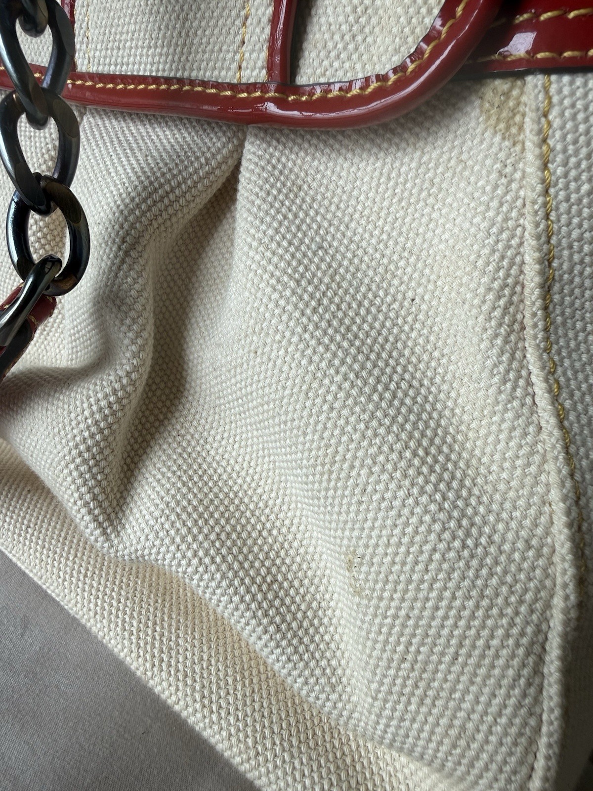Vintage Fendi Red Shoulder Bag