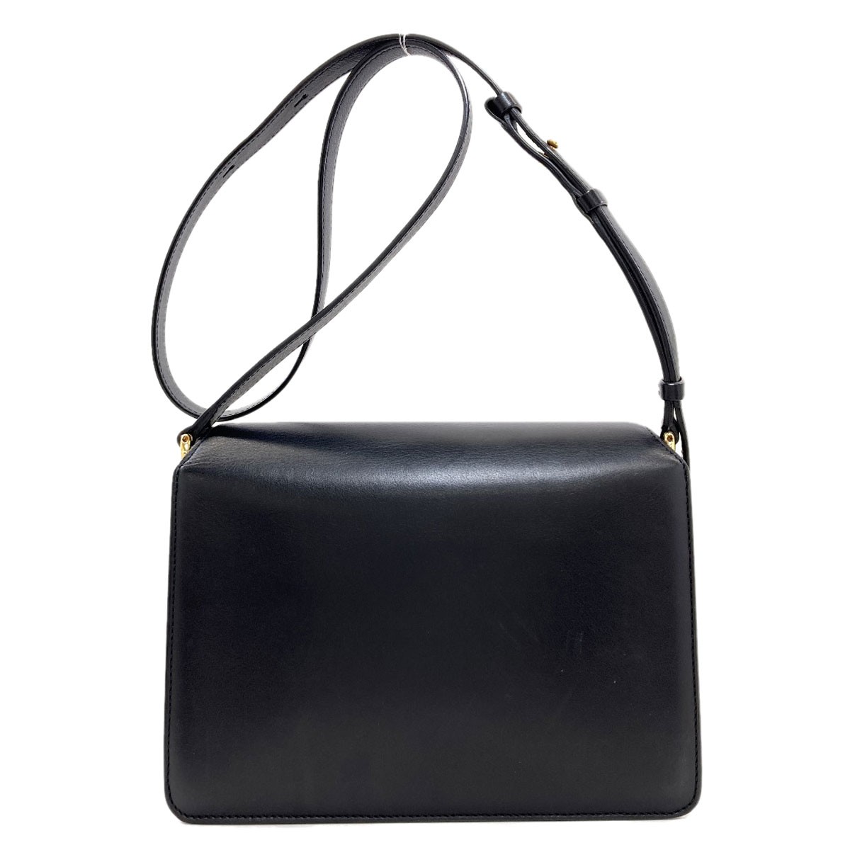 Salvatore Ferragamo Gancini Hardware Long Shoulder Shoulder Bag Leather La…