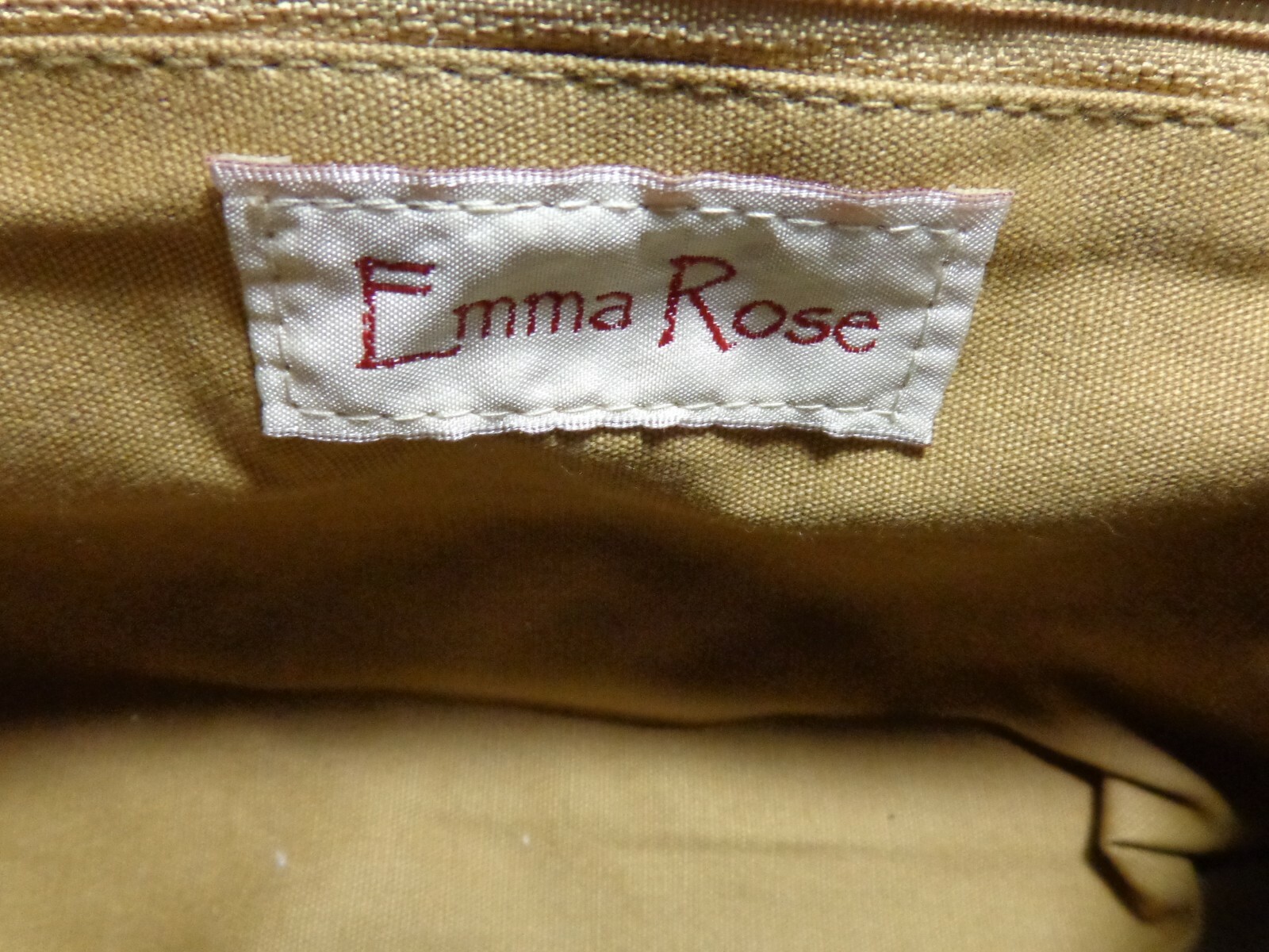 Emma Rose Purse Animal Print Beaded Embellished Chain Strap Handbag New With Tag