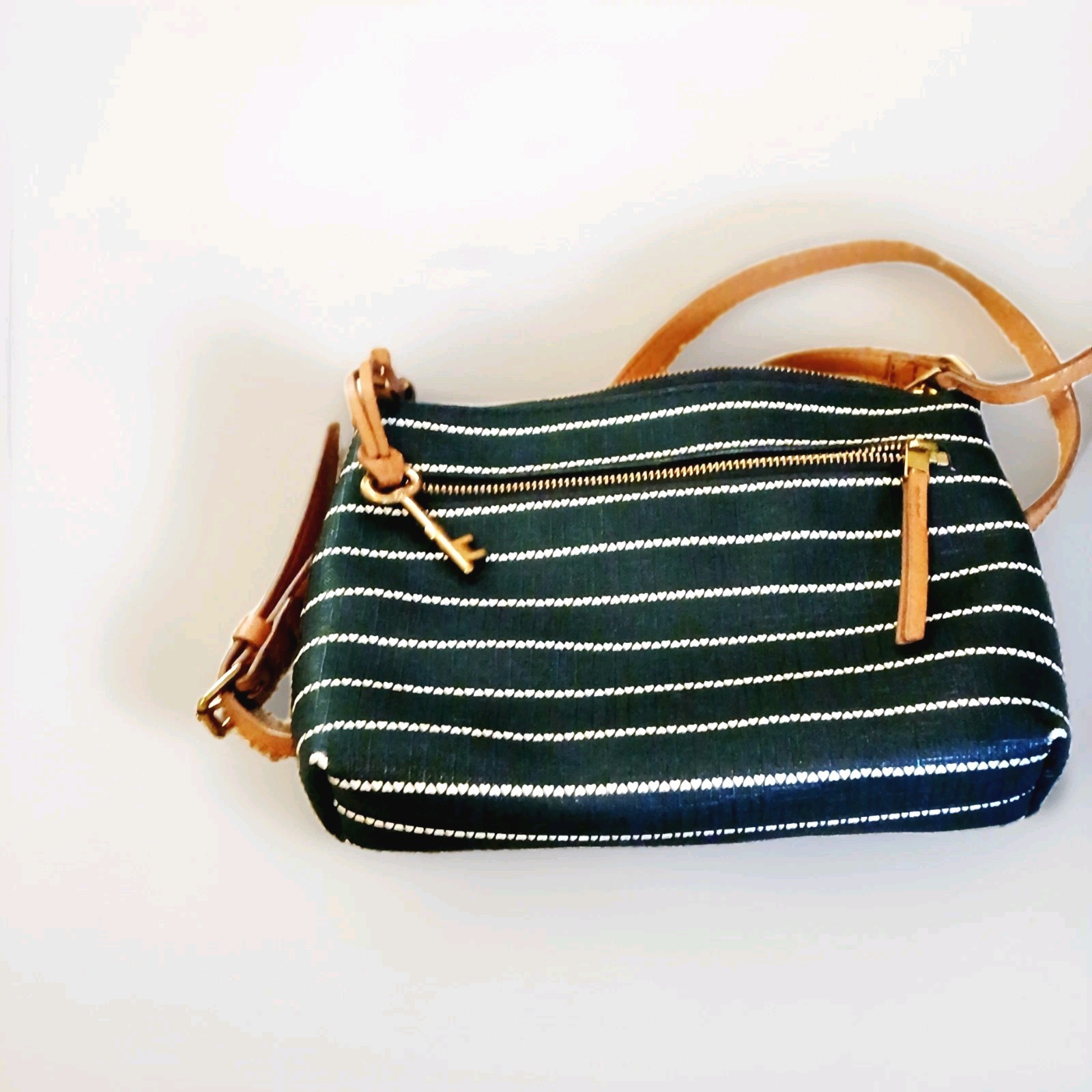 Fossil Key Per Fiona Crossbody Bag Adjustable Strap, Bag Charm – See Description