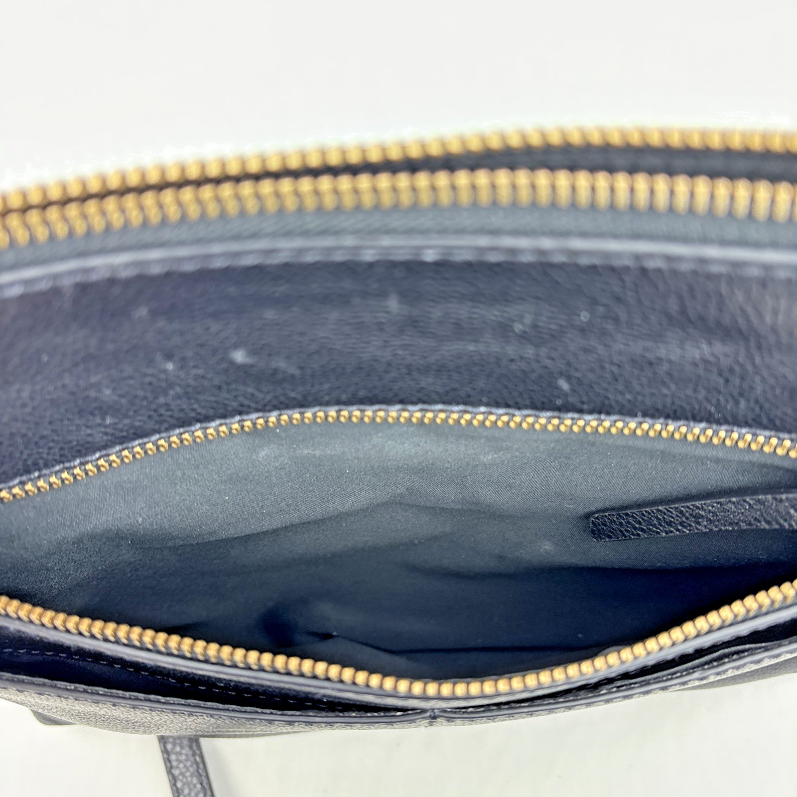 Black Fossil Fiona Crossbody Pebble Leather Purse 40″ Long Detachable Strap