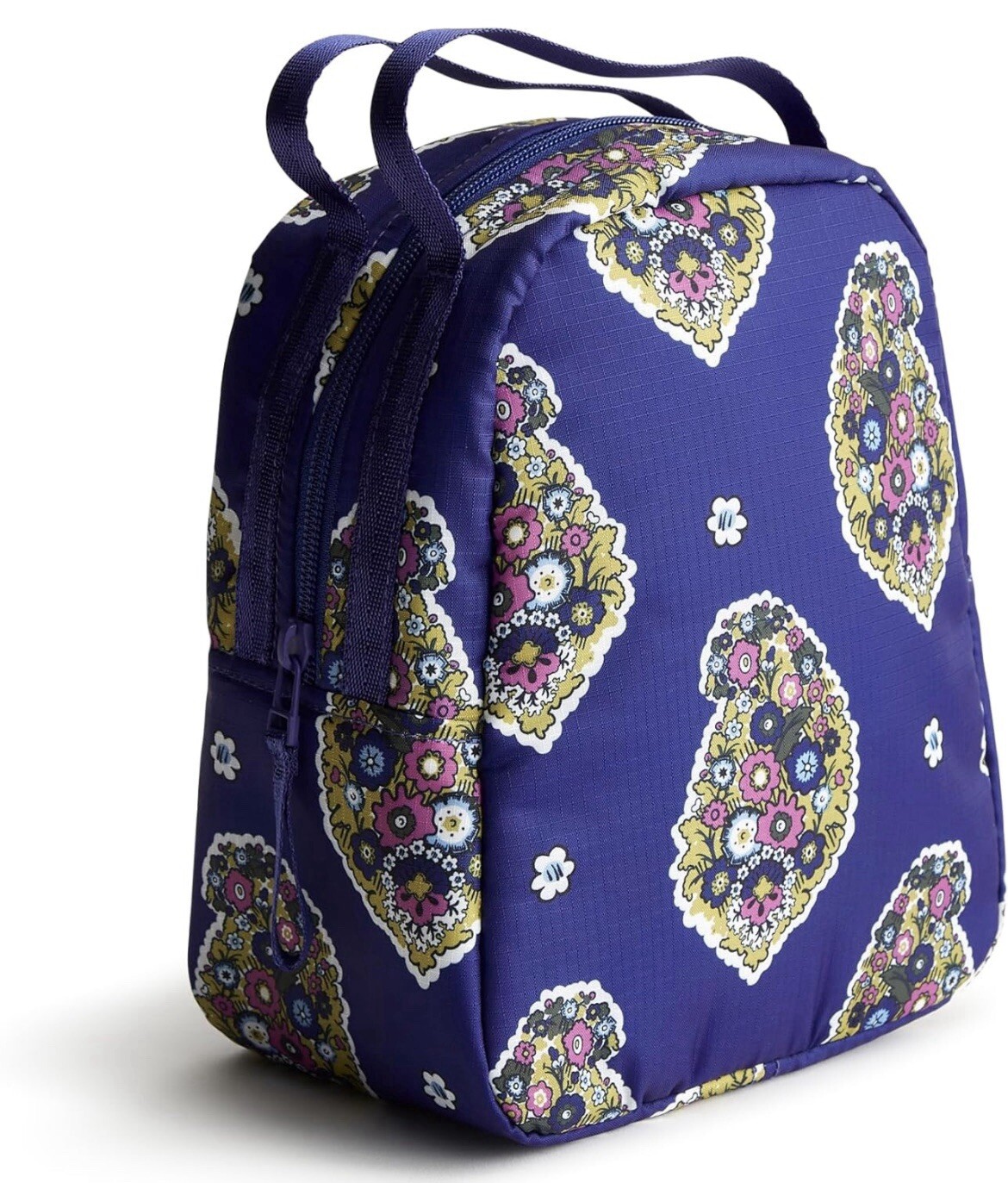 NEW WITH TAGS Vera Bradley Women’s Ripstop Polyester Lunch Bag, Kew Gardens Blue