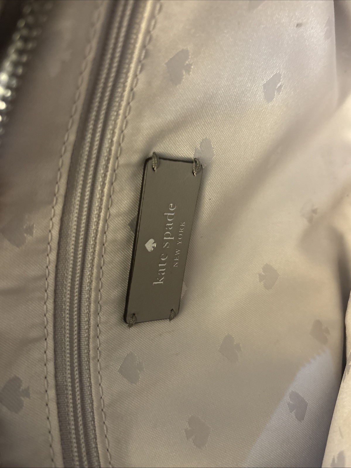Kate Spade New York, Talia Small Triple Compartment Shoulder Bag Taupe Gray.