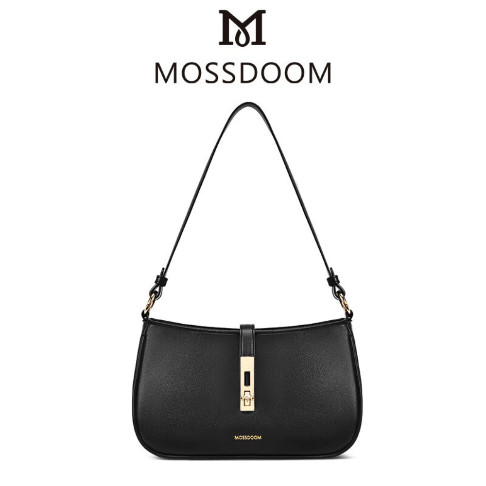 Mossdoom Shoulder Bag Clara Women PU Leather Soft Minimal Simple Korean Fashion