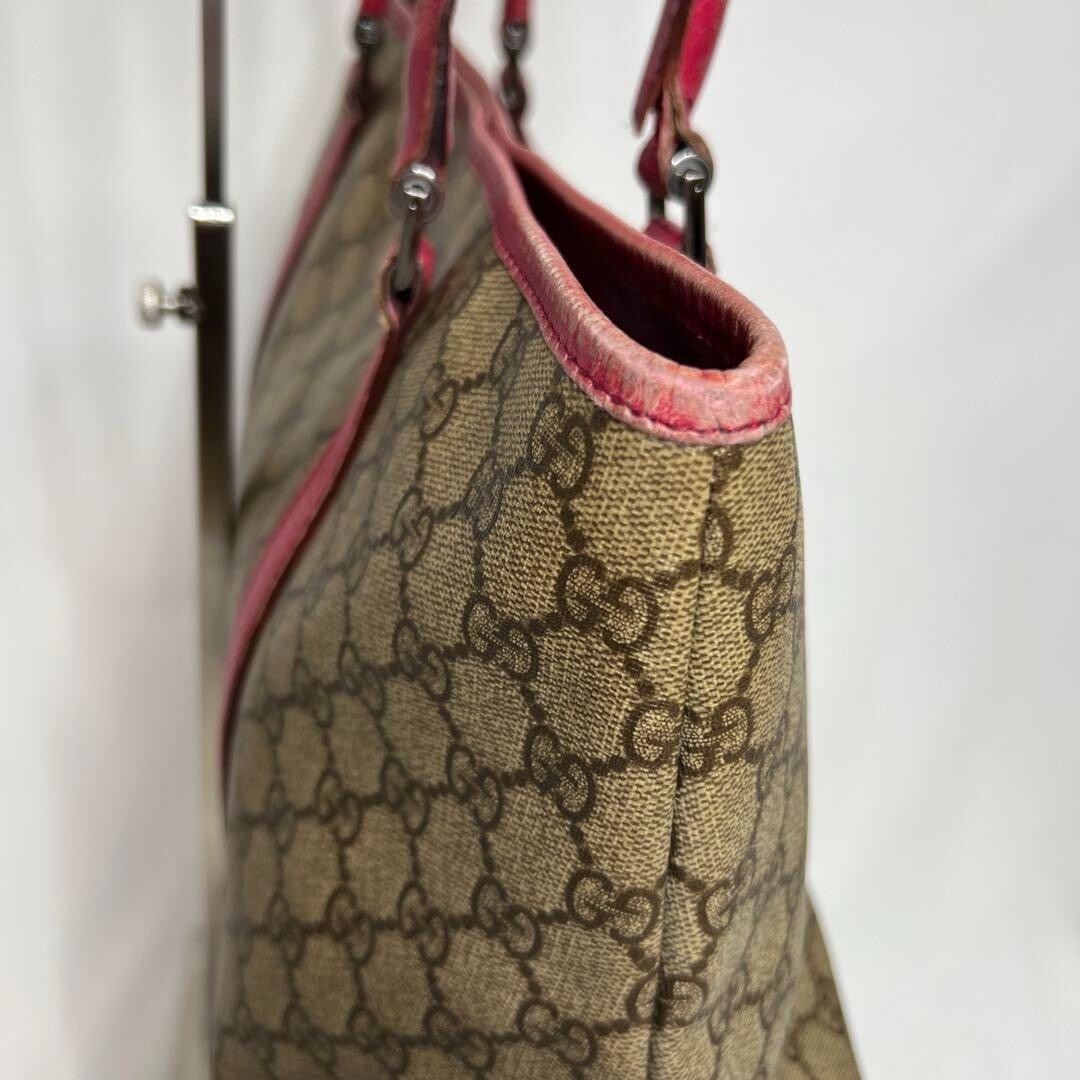 Gucci GG Supreme Tote Bag 114595 Women’s Leather Coated Canvas Used 37x23x15cm