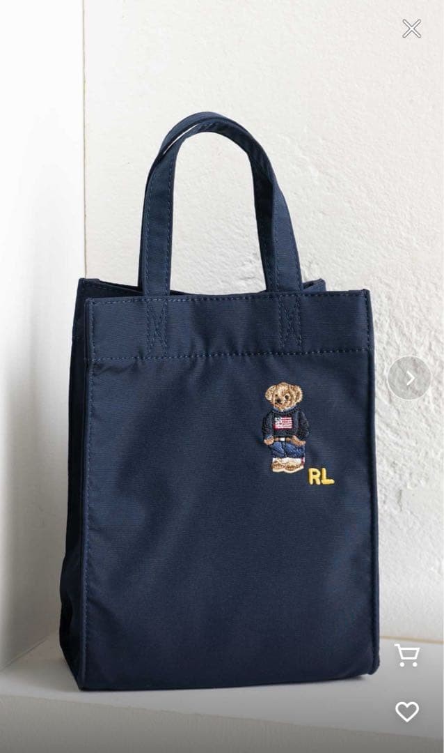 Polo Ralph Lauren Polo Bear Tote Bag Navy