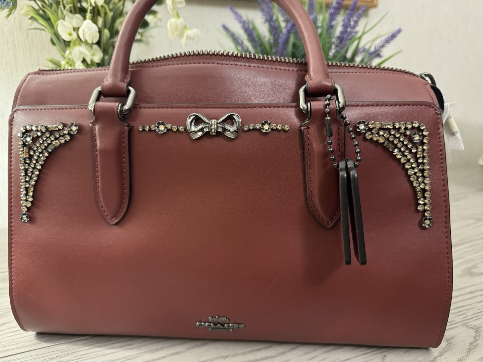 Coach X Selena Gomez Bond Bag With Crystals Embellishment No. E1880-39289