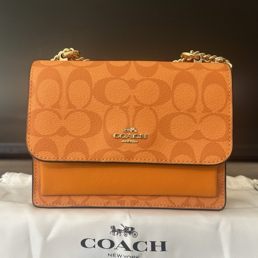 Coach mini klara signature crossbody