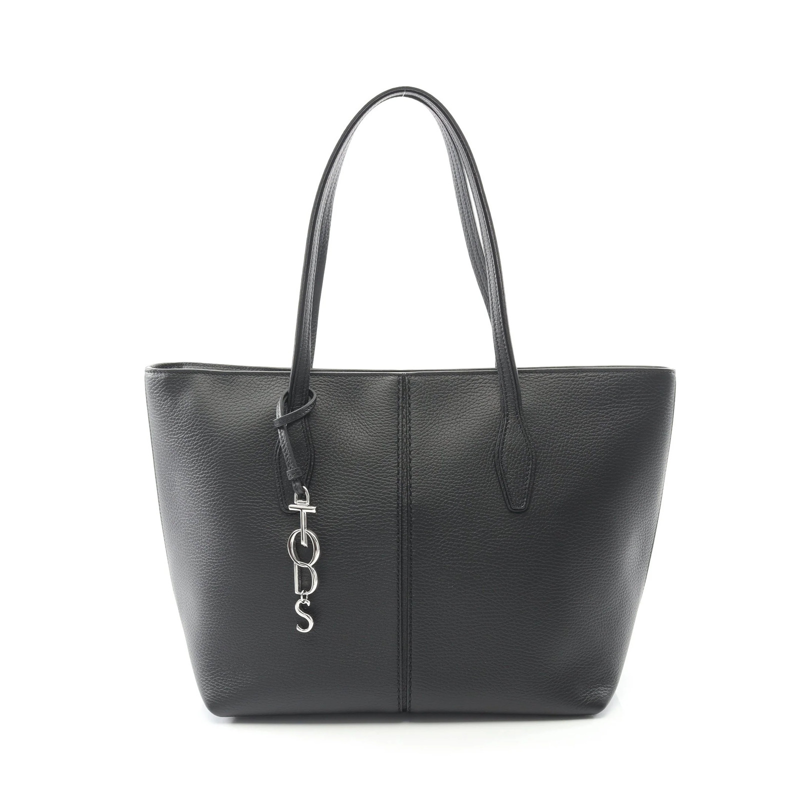 TOD’S ANQ Tote Bag Black Leather #RCB1719