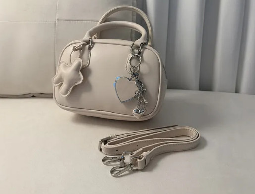 Heart key ring mini handbag /shoulder bag