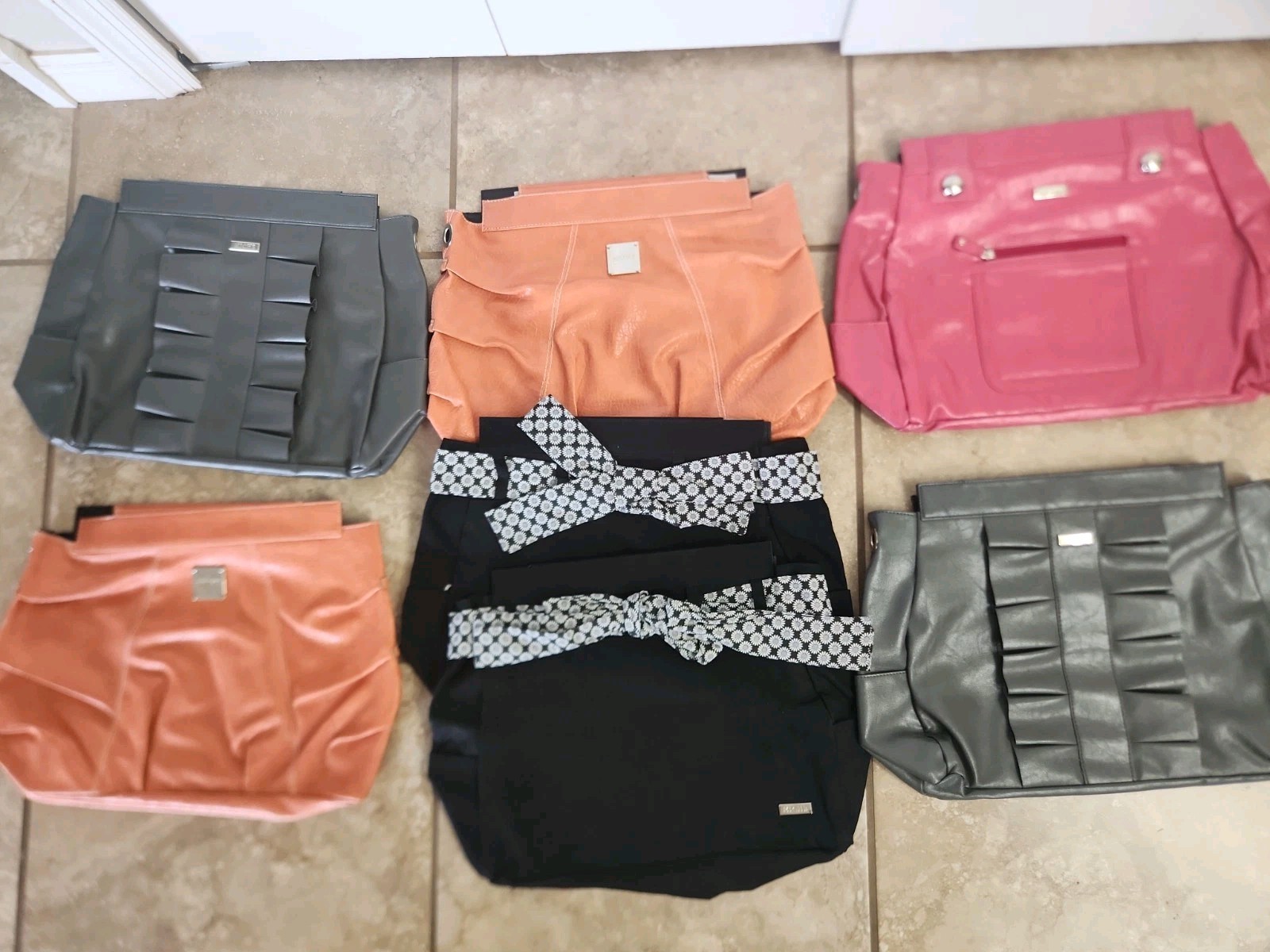 Lot of 7 Miche Prima base bags, Donna Cassie Fiona Savannah 16×12″ NEW