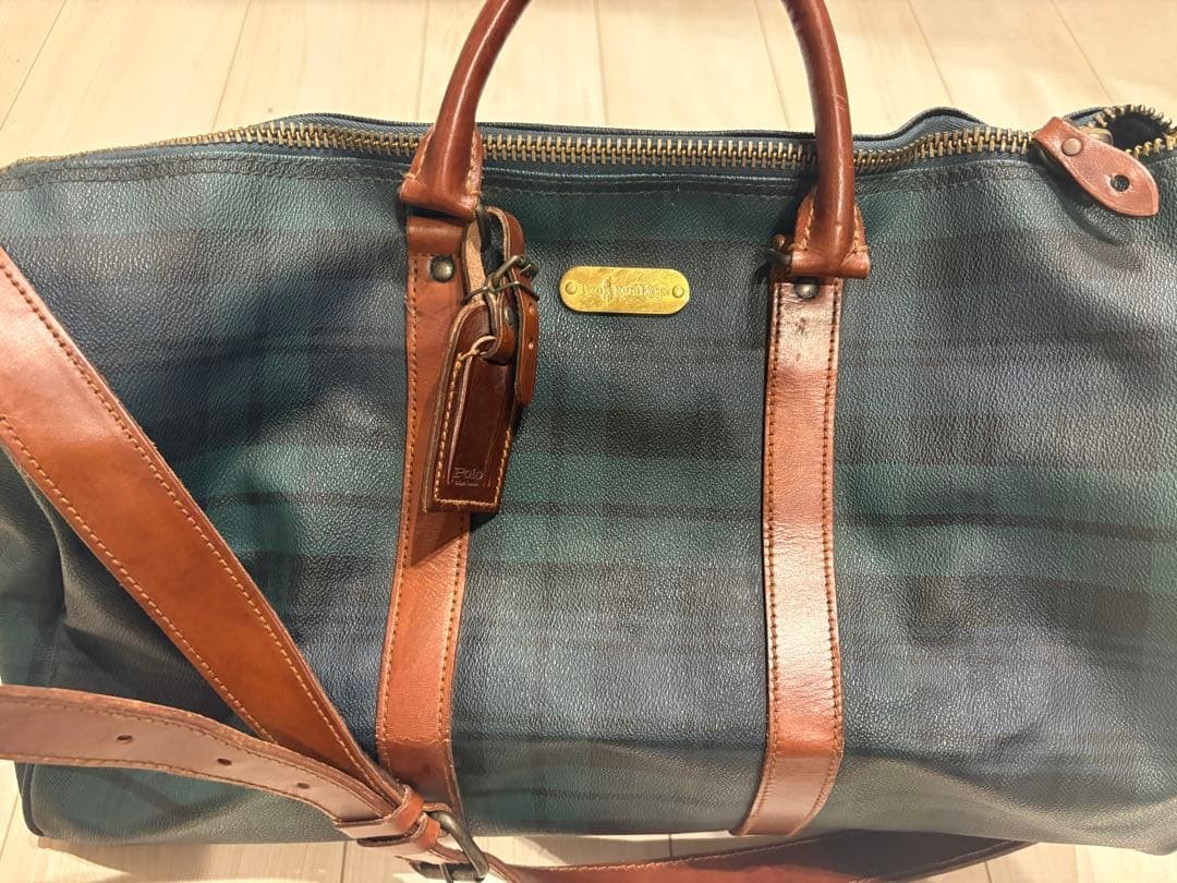 POLO RALPH LAUREN Boston Bag 2way Check