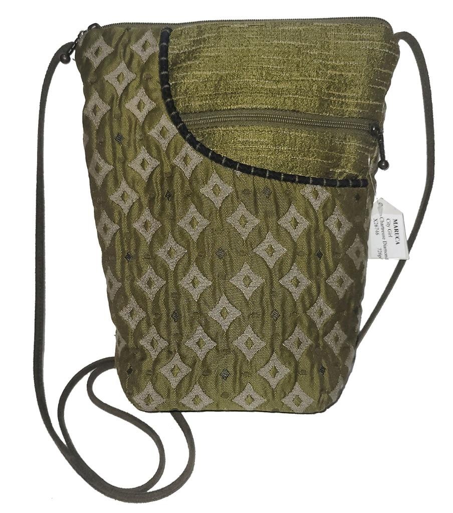 MARUCA Womens 8 X 10 x 3 CITY GIRL CROSSBODY HANDBAG Box Bottom Pockets