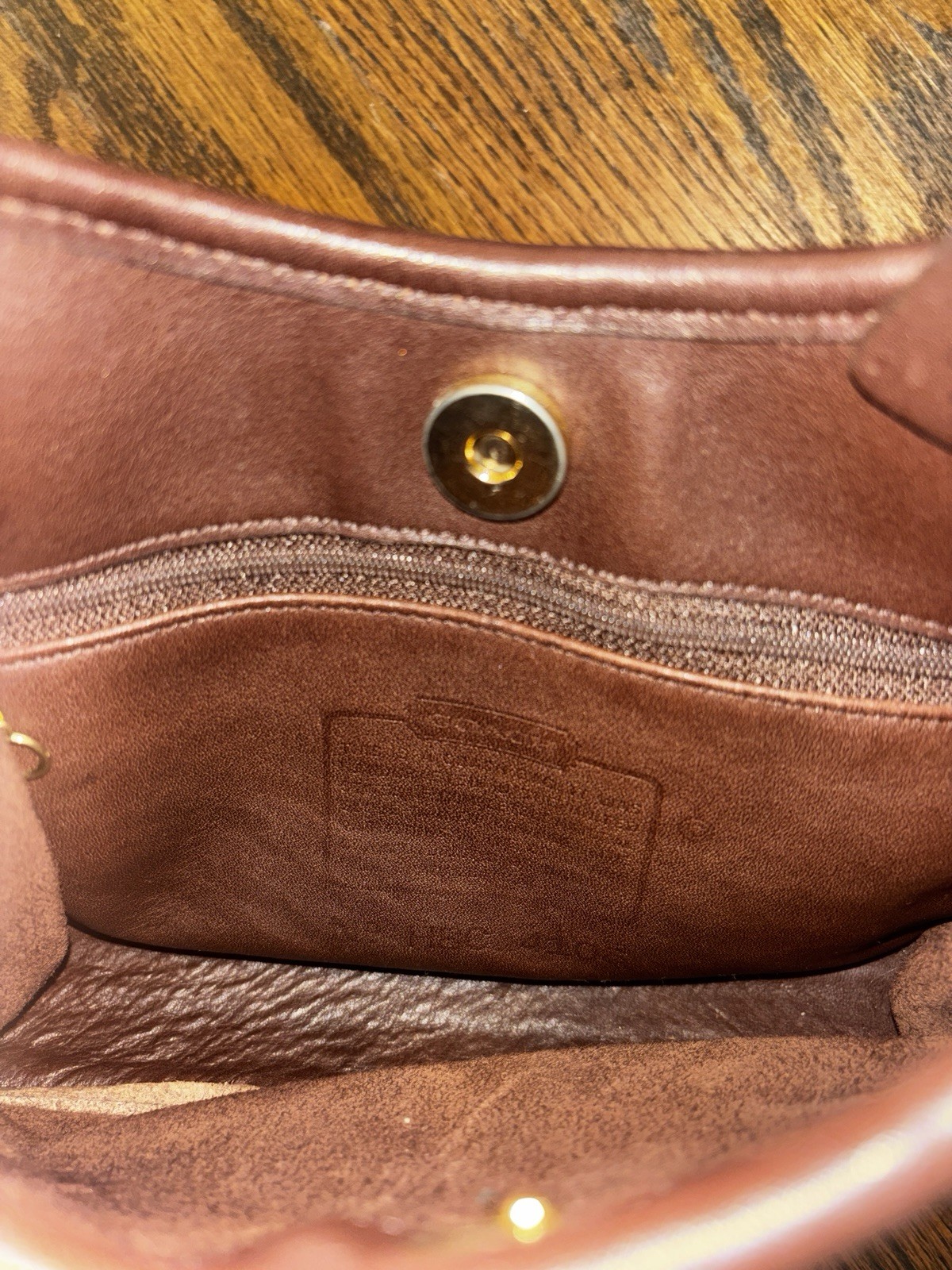 Coach 4106 Soho Small Satchel Mahogany/Brass Hardware