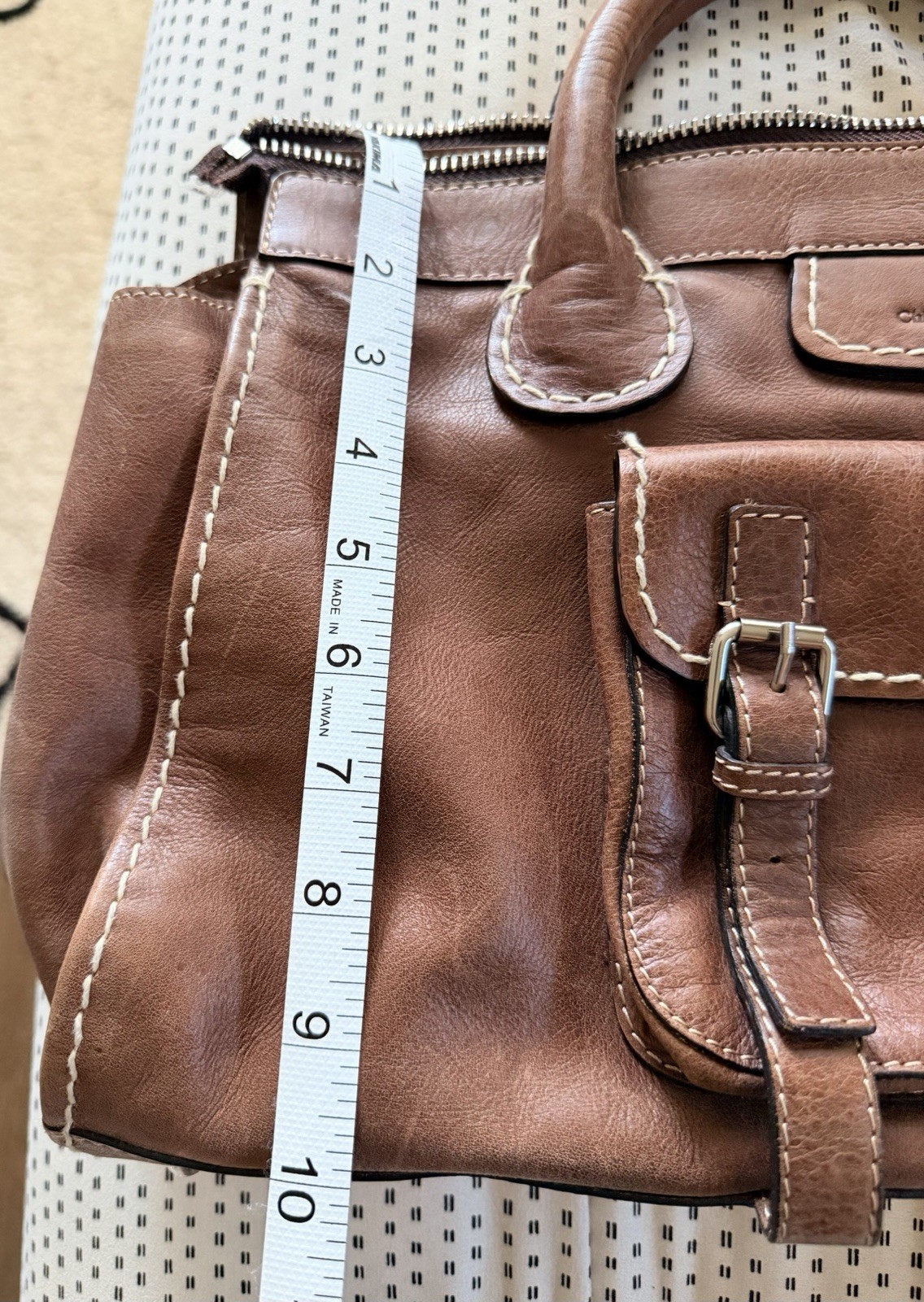 Chloé Edith Shoulder Bag Medium Brown Leather