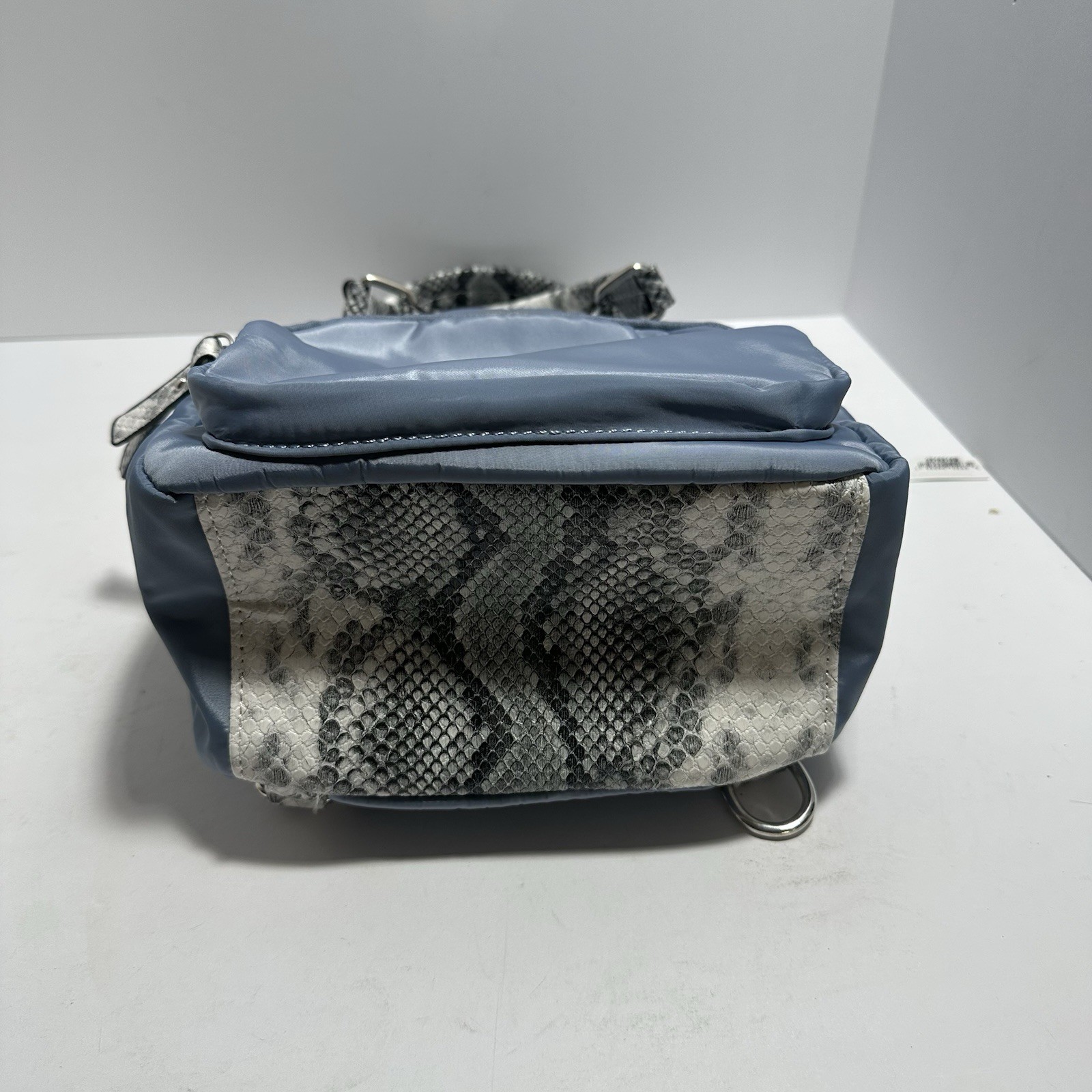 Coco And Carmen NWT Blue Snack Skin Pattern Backpack Handbag