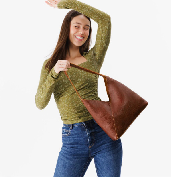 Luxury Soft Leather Hobo Bag Women Large Oversized Shoulder Satchel Purse Tote